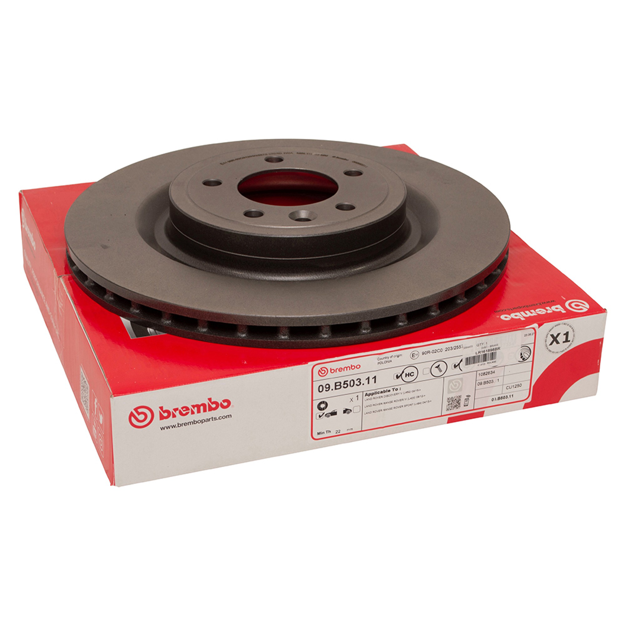 Brembo Rear Brake Disk Size 19 from NA453372