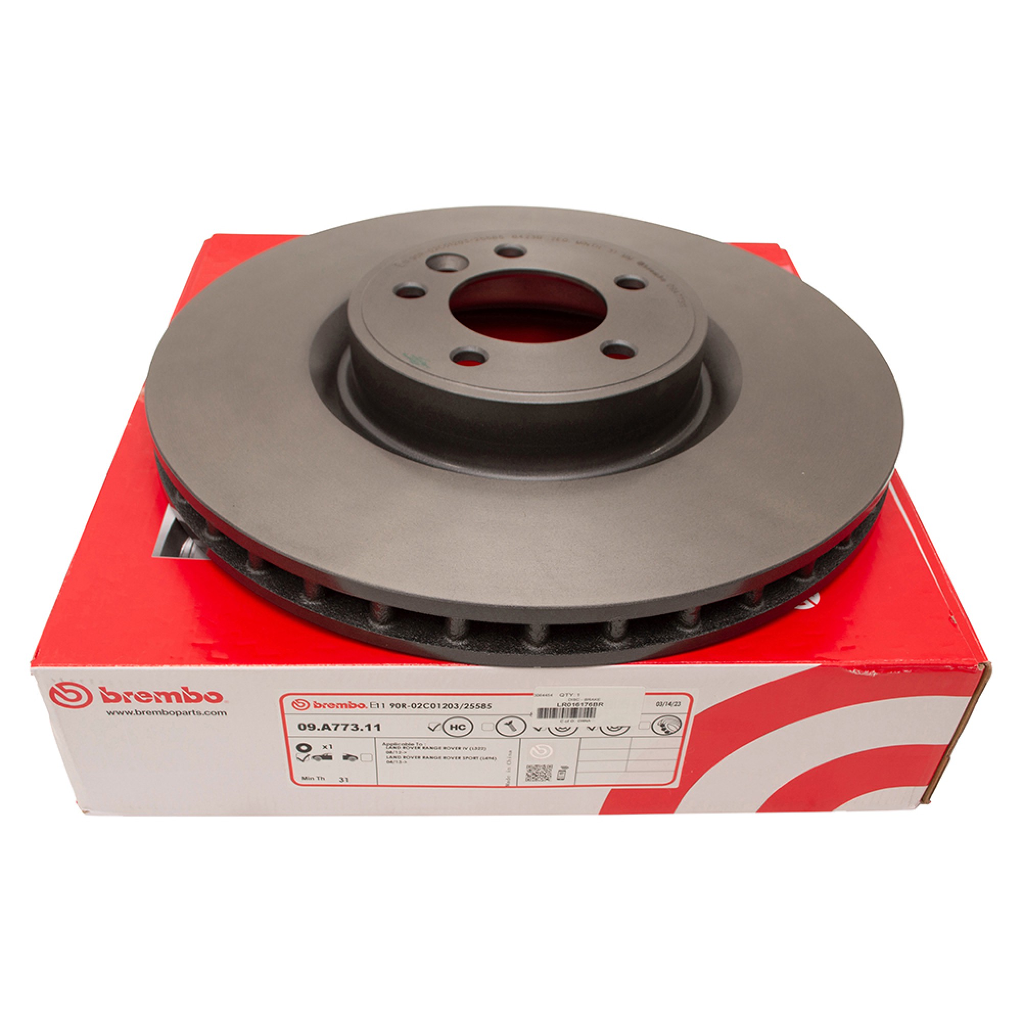 Brembo Front Brake Disc 5.0 V8 from AA215623