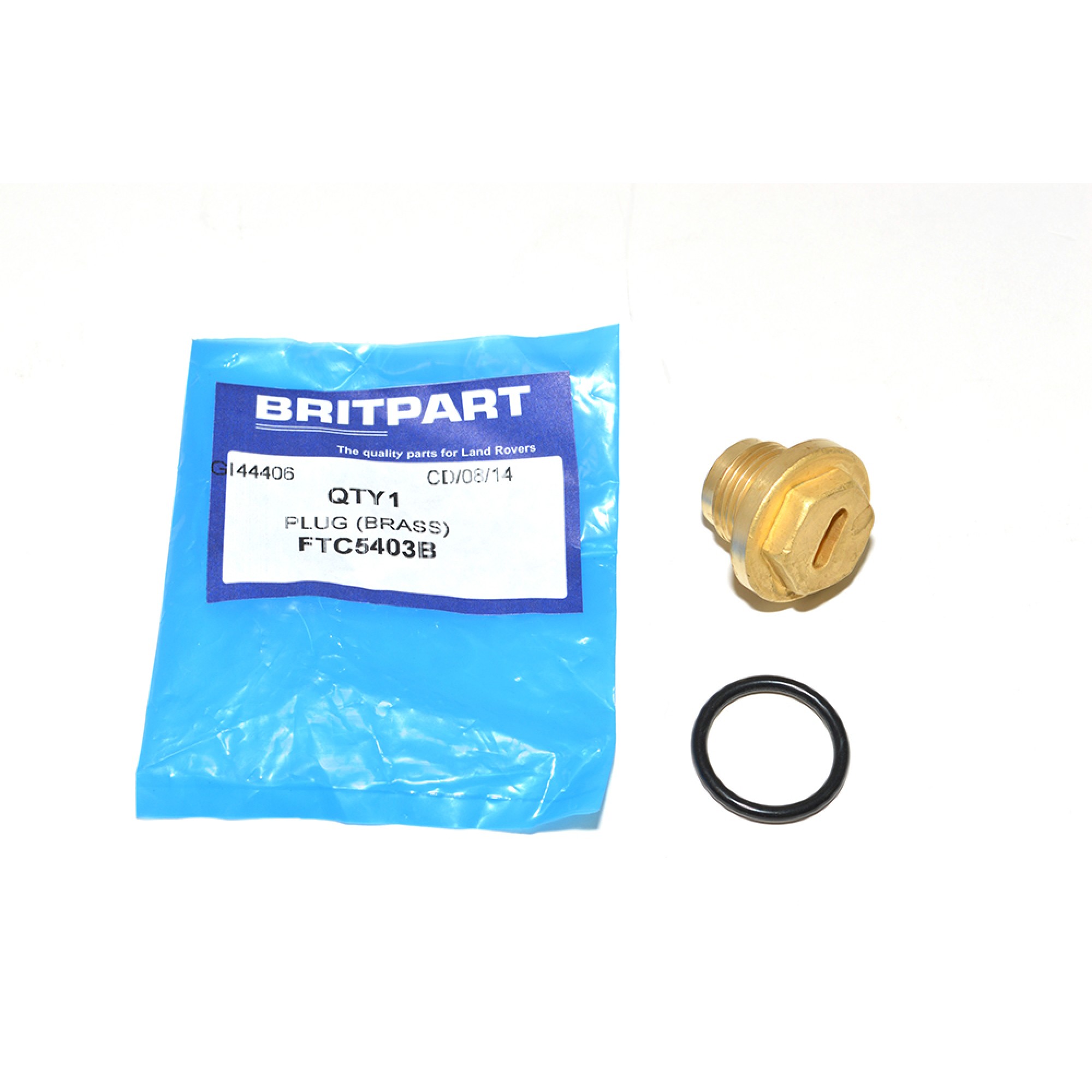 FTC5403B - Brass Filler Level Plug Discovery 2 Axle Front