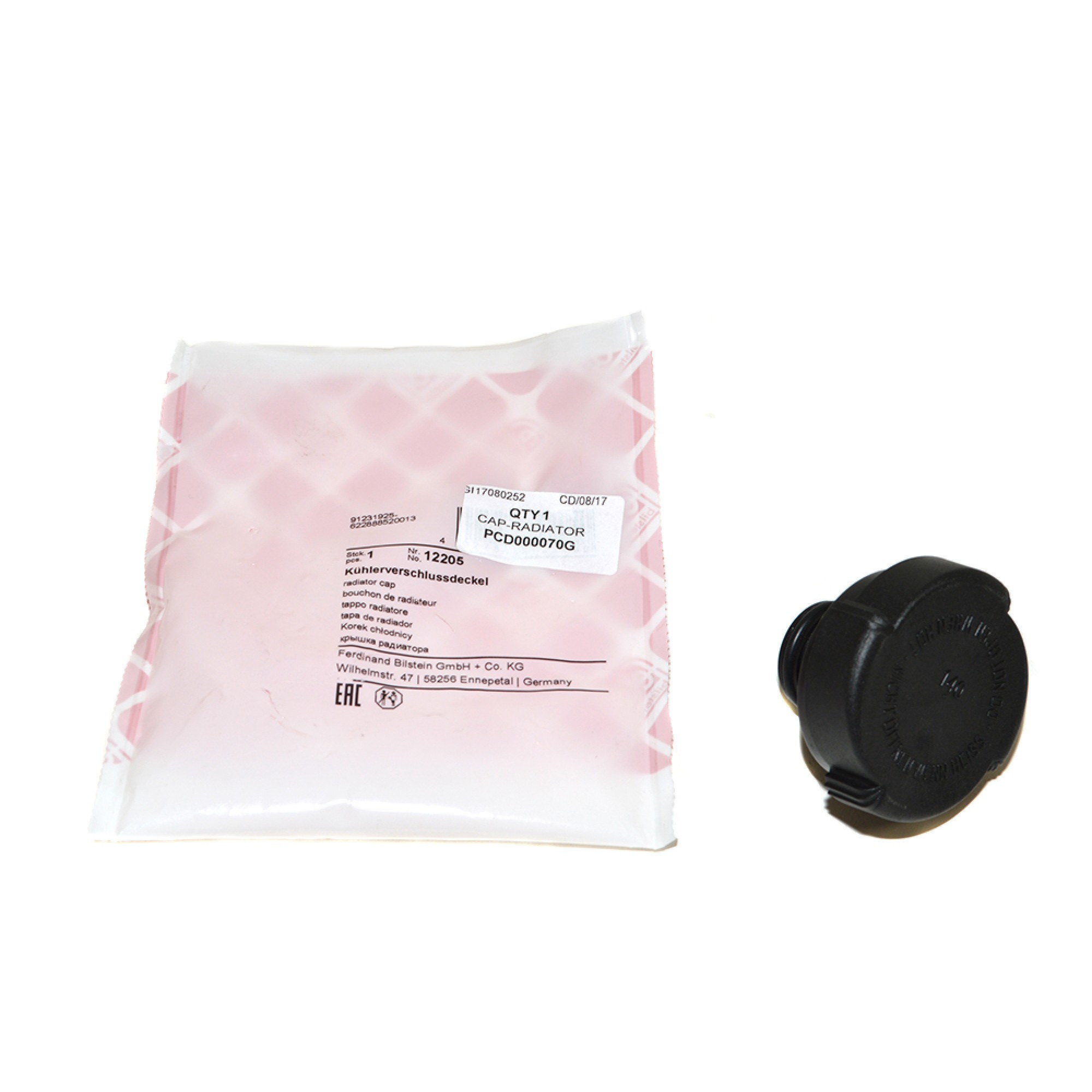 PCD000070G - OEM Expansion Tank Cap Discovery 2 TD5 Range Rover 95/02