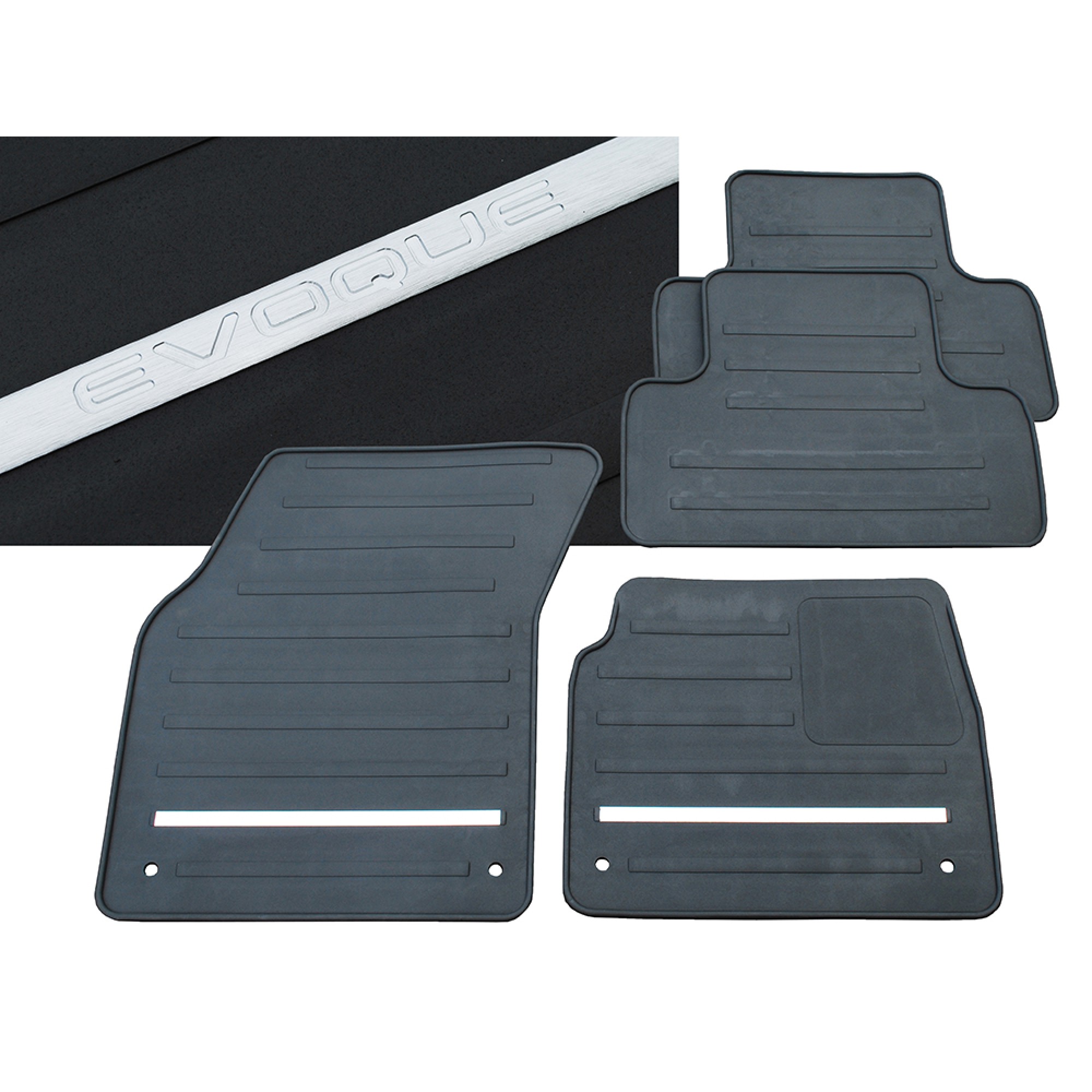 Range rover evoque rubber floor mats genuine discount