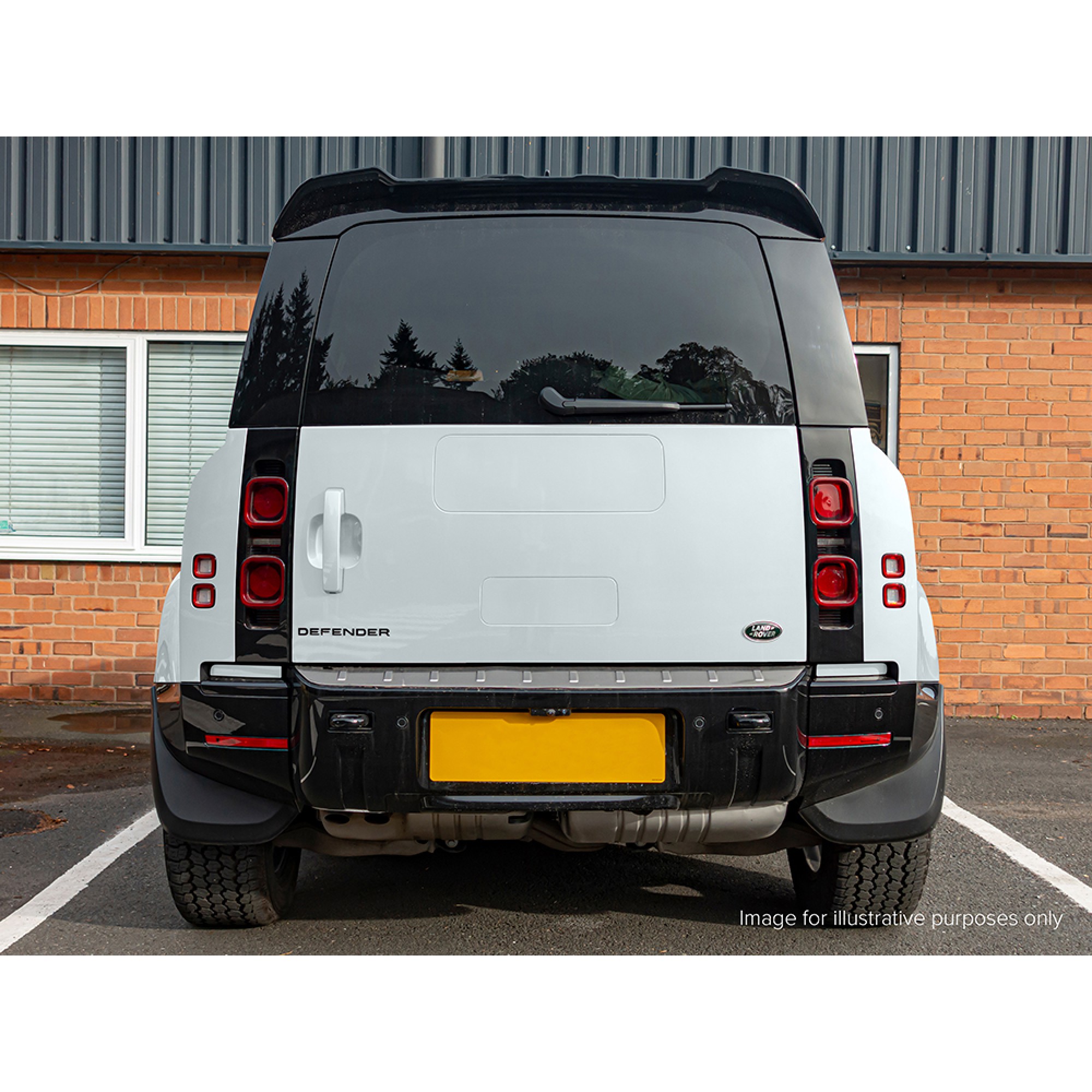 Spare Wheel Cover Plate Set Fuji White