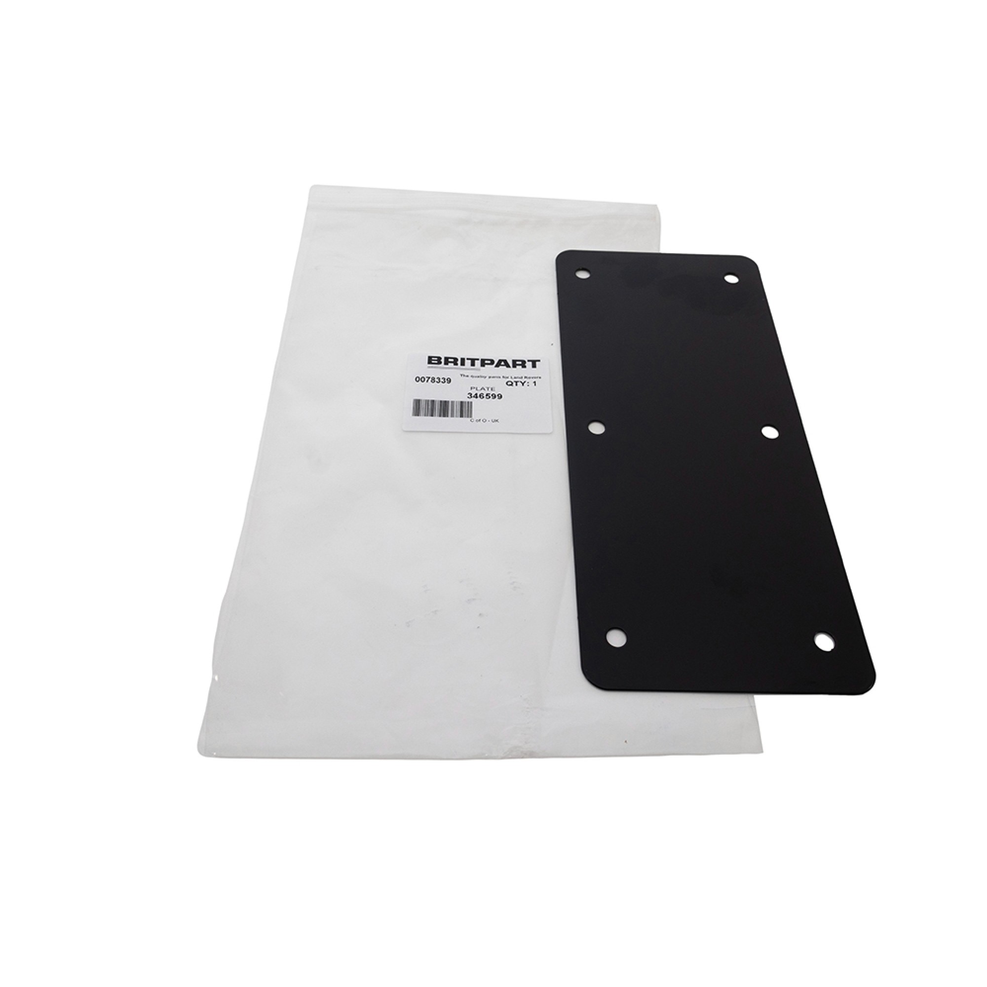 346599 - Plate Cover Pedal Hole Passenger (Large)