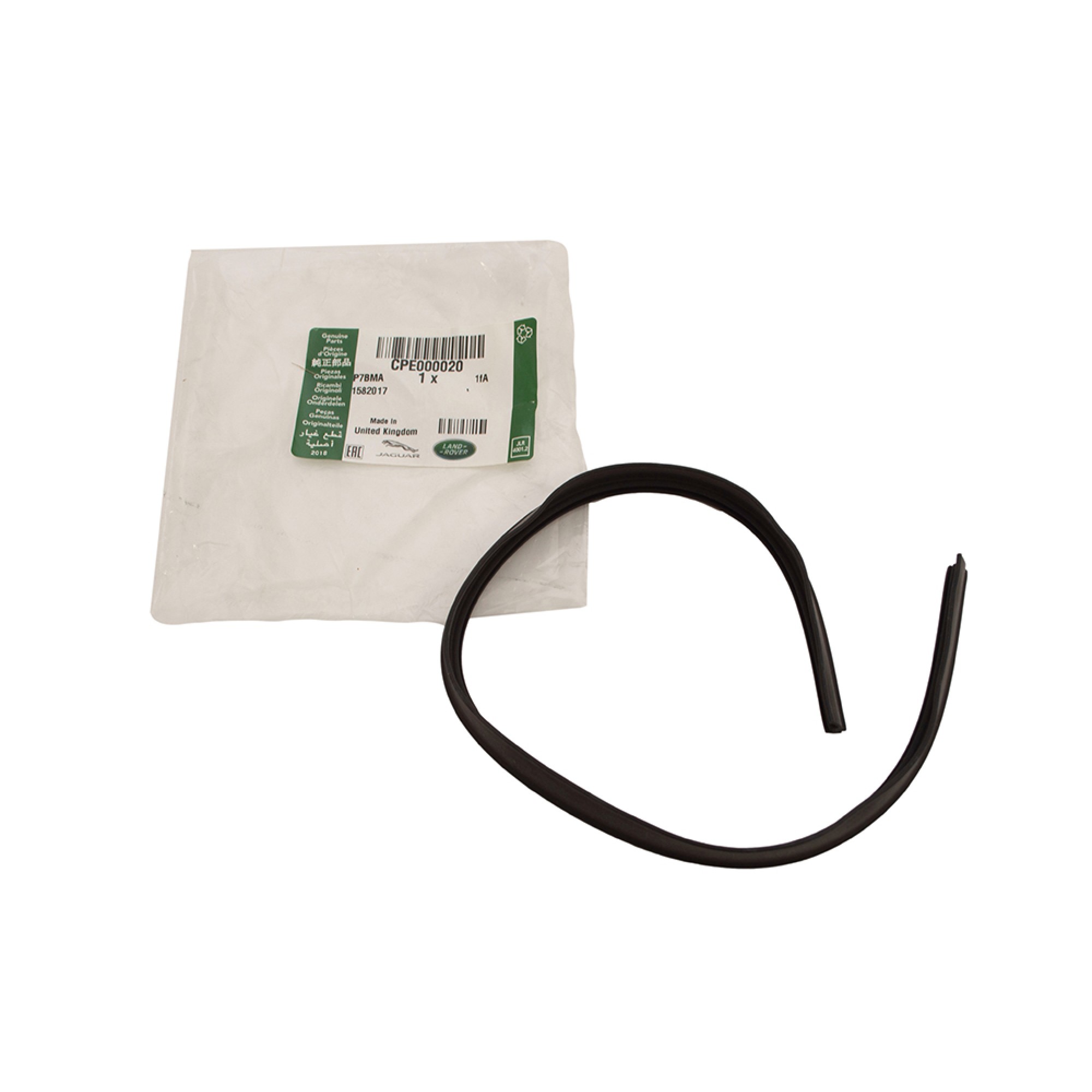 CPE000020 - Rear Vertical Side Window Seal Defender