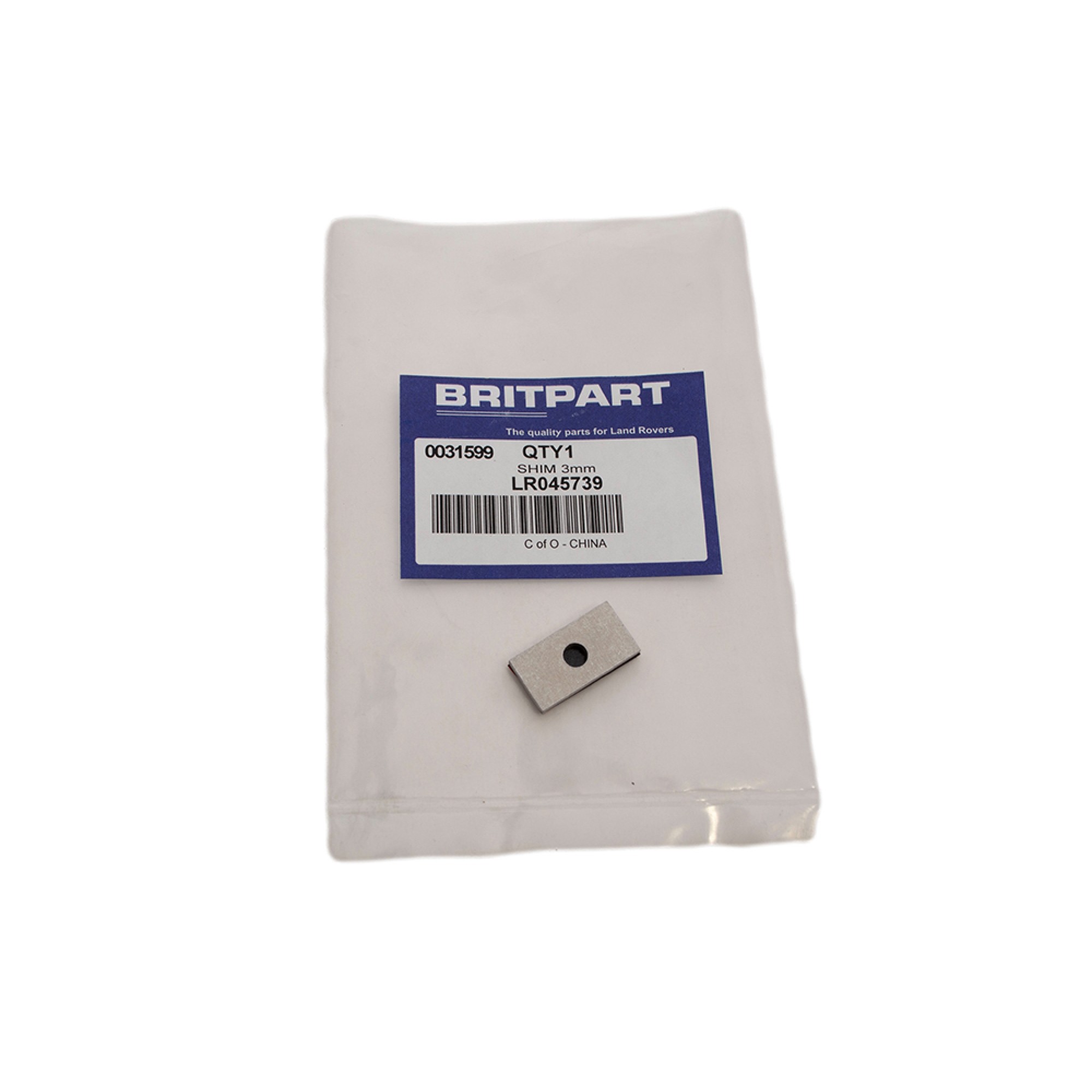 LR045739 - Shim Window Channel Front Doors 2007 Onwards