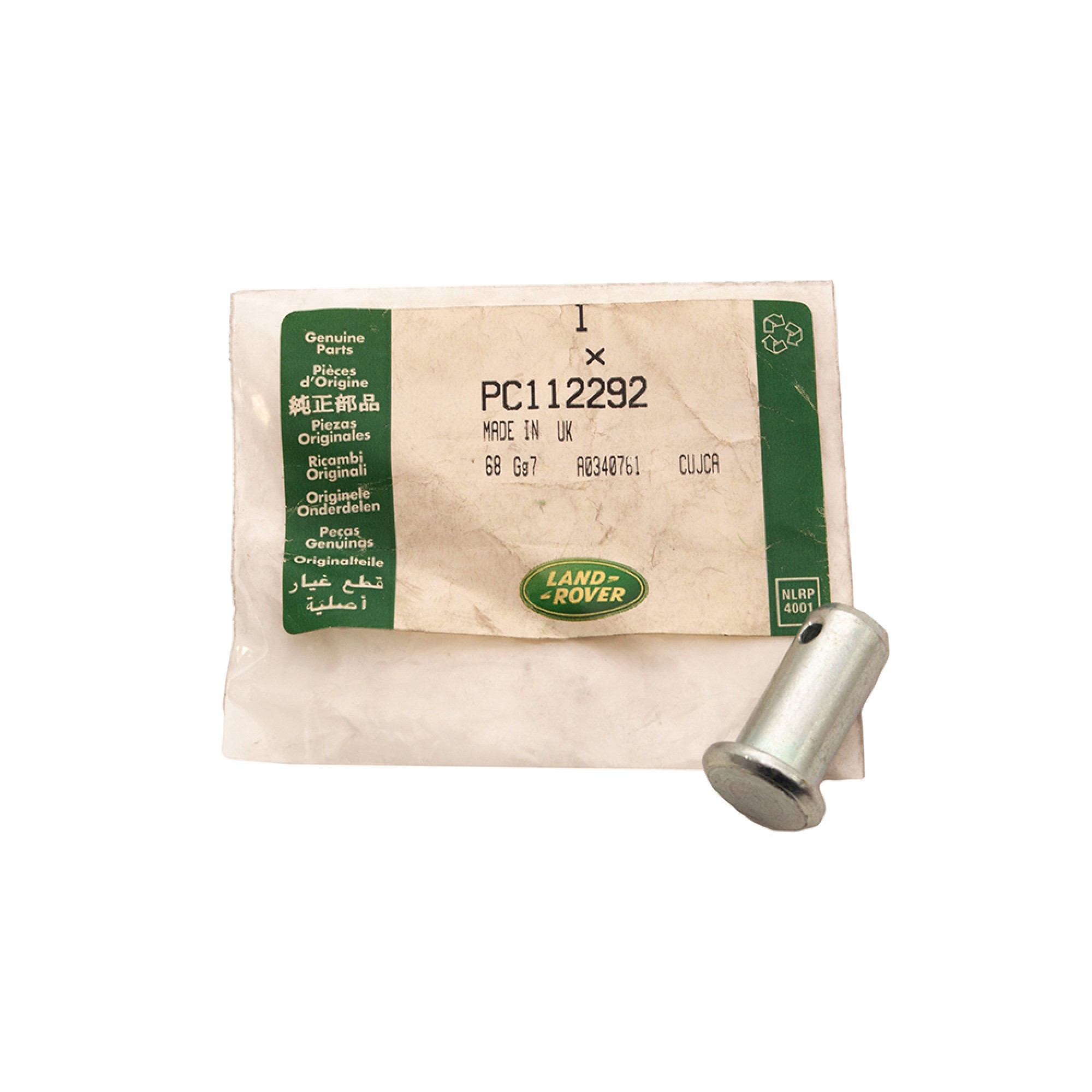 PC112292 - Clevis Pin for Brake Pedal from Chassis 7A736567