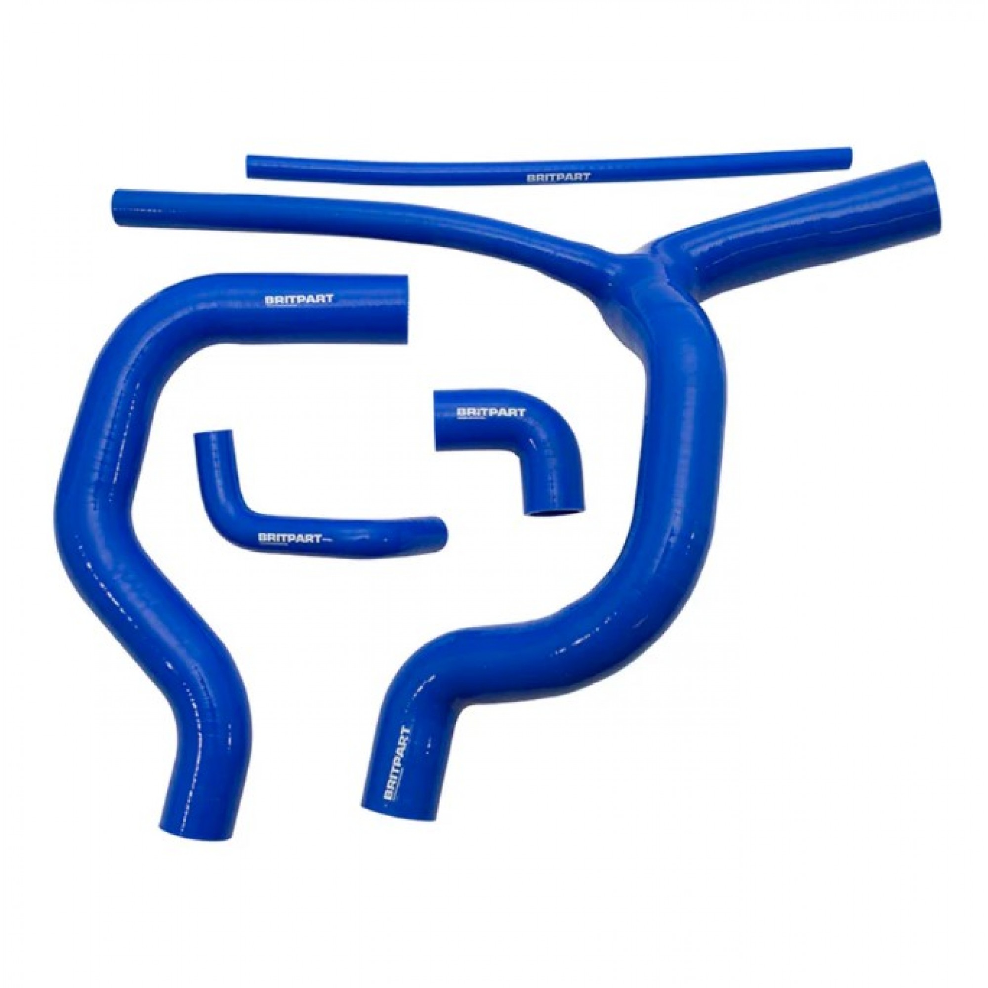 BA10754 - Silicone Coolant Hose Kit Blue Defender 200TDI Vehicles (6 H