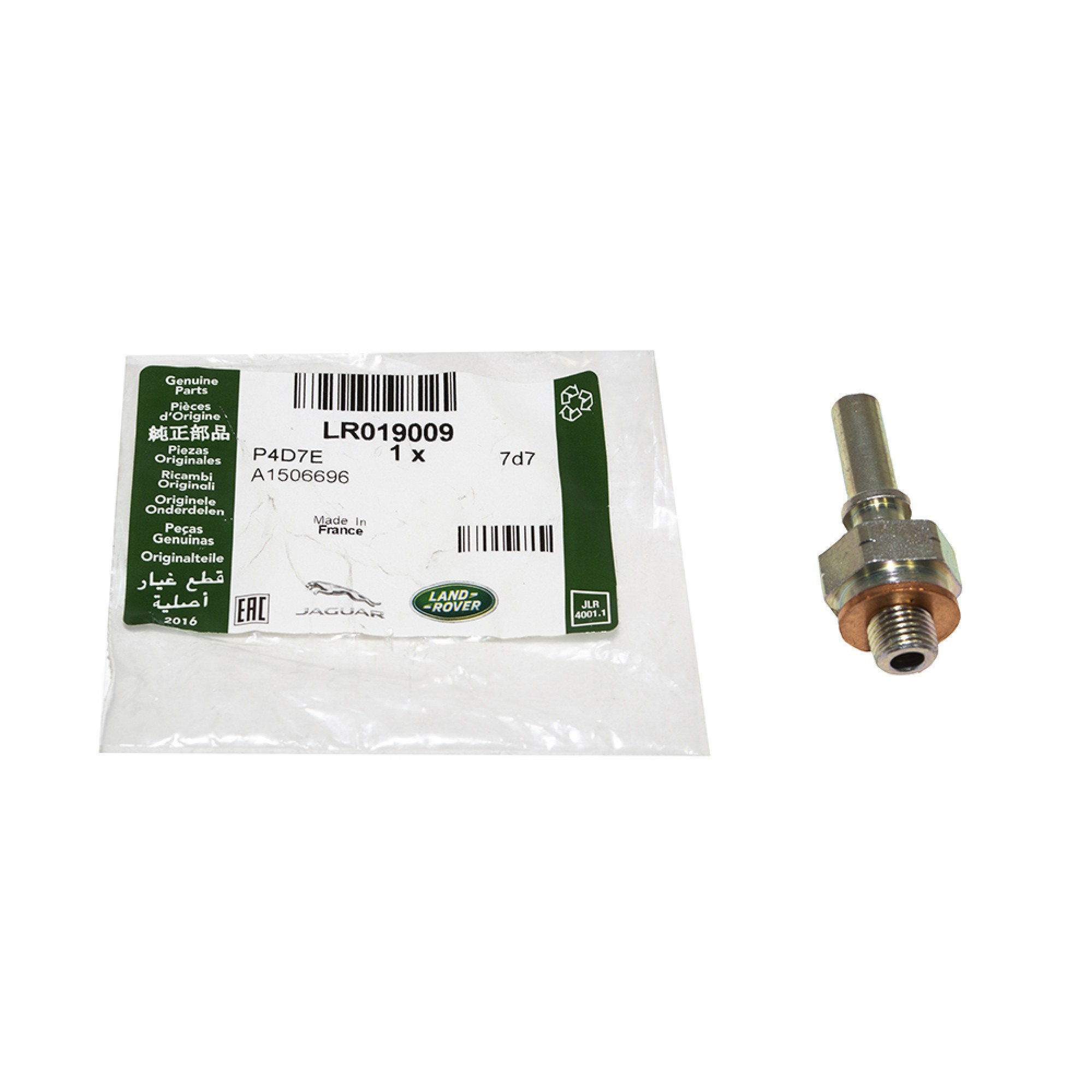 LR019009 - Genuine Fuel Pressure Relief Valve 2.4 Puma