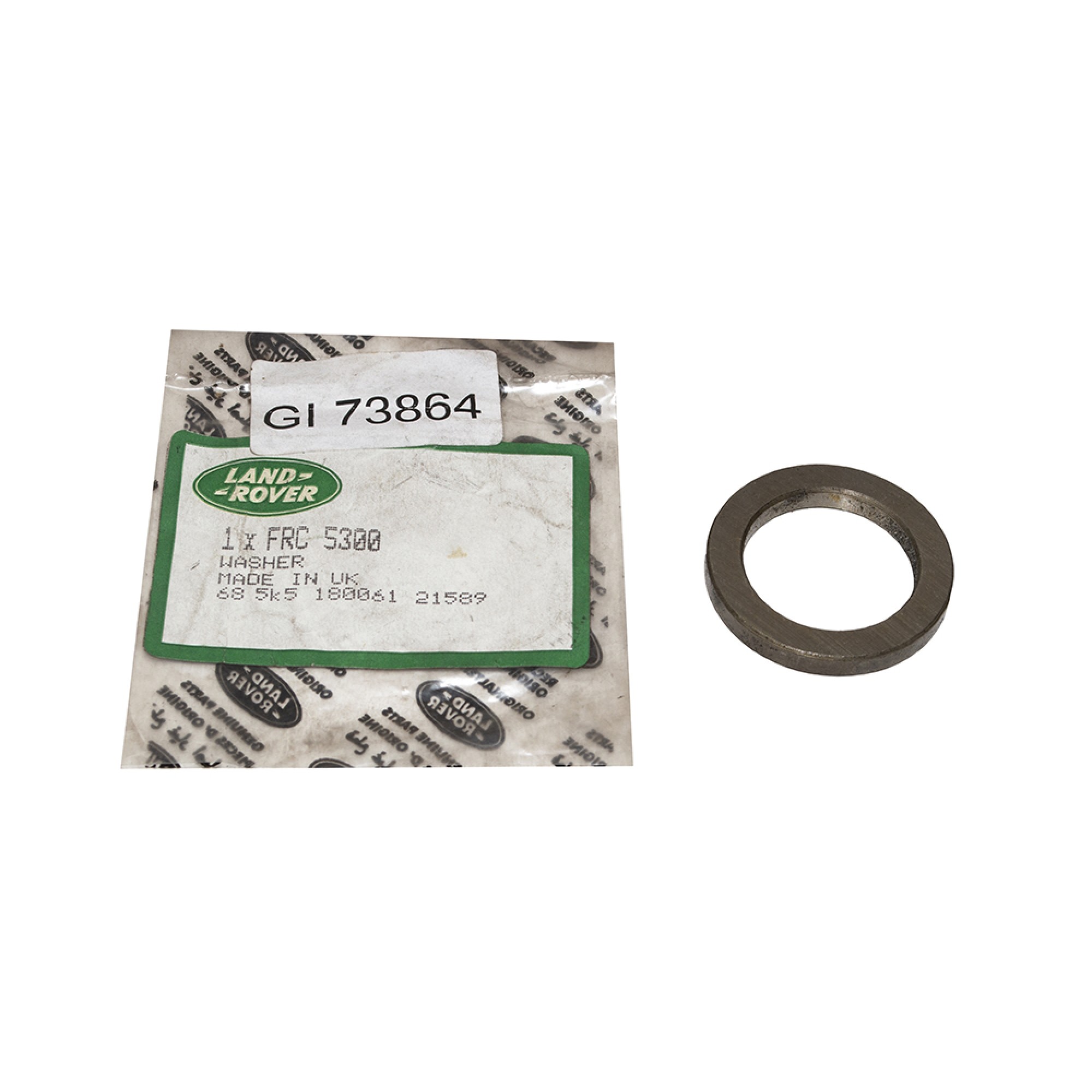 FRC5300 - Washer Support Plate Mainshaft 5.58mm LT77 5.58mm 90/110 Discovery + R.rover