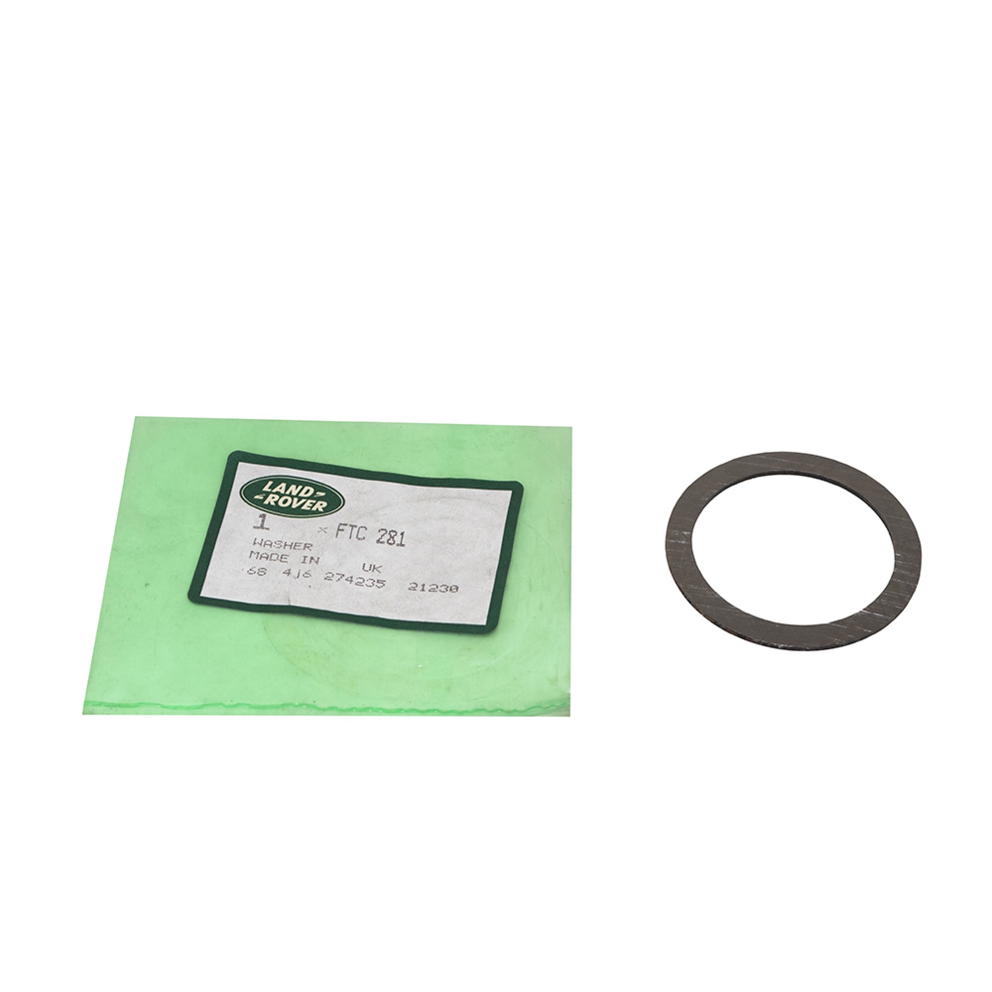 FTC281 - Shim for Layshaft 1.93mm from Suffix F. LT77