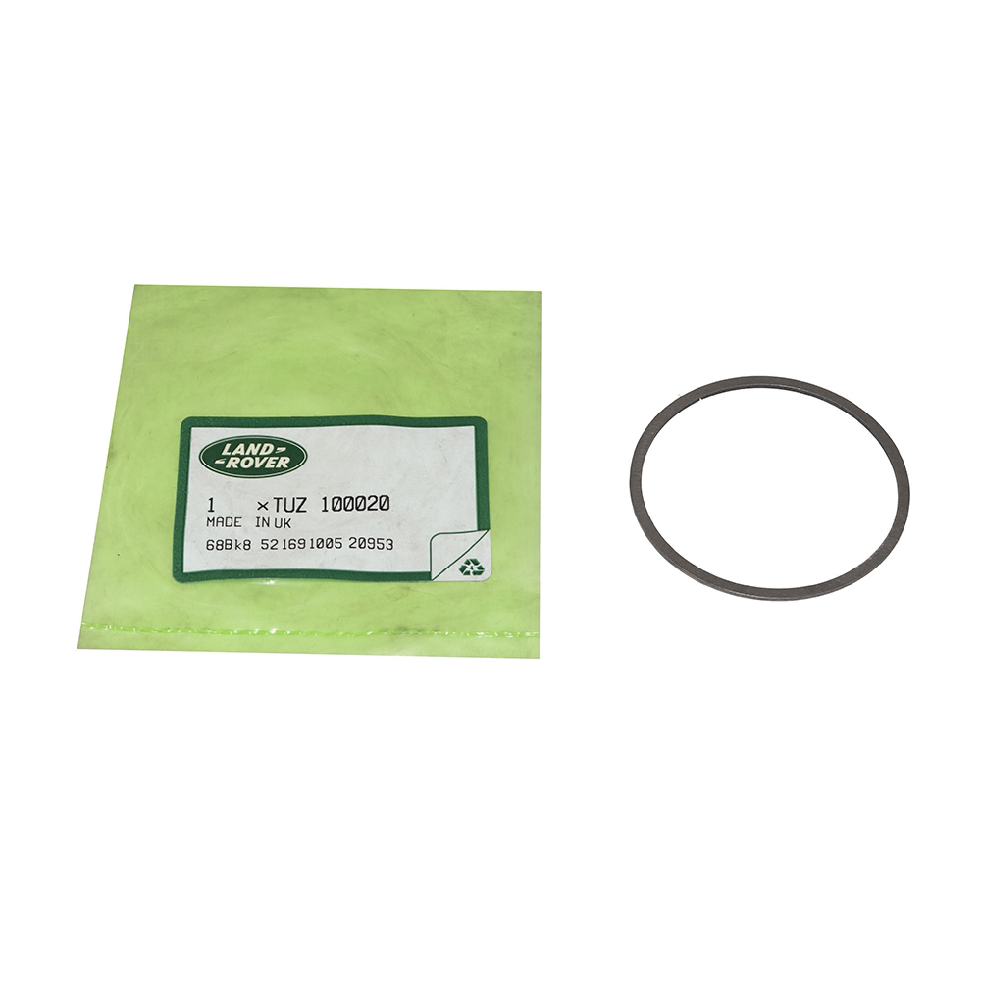 TUZ100020 - Shim Front Plate Mainshaft 1.477/1.452mm