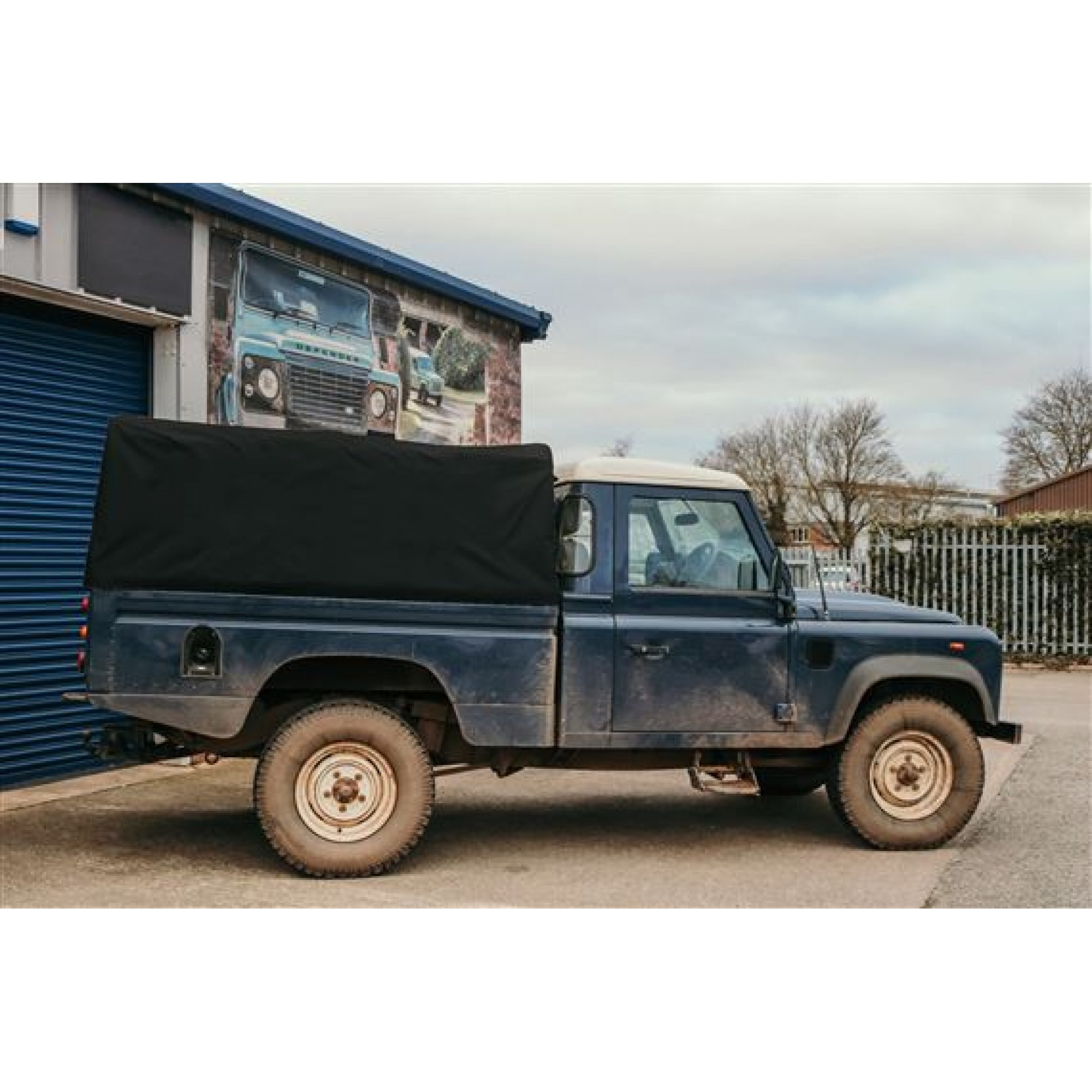 EXT212-12 - Black Pvc Hood for Defender 130 Hi Cap