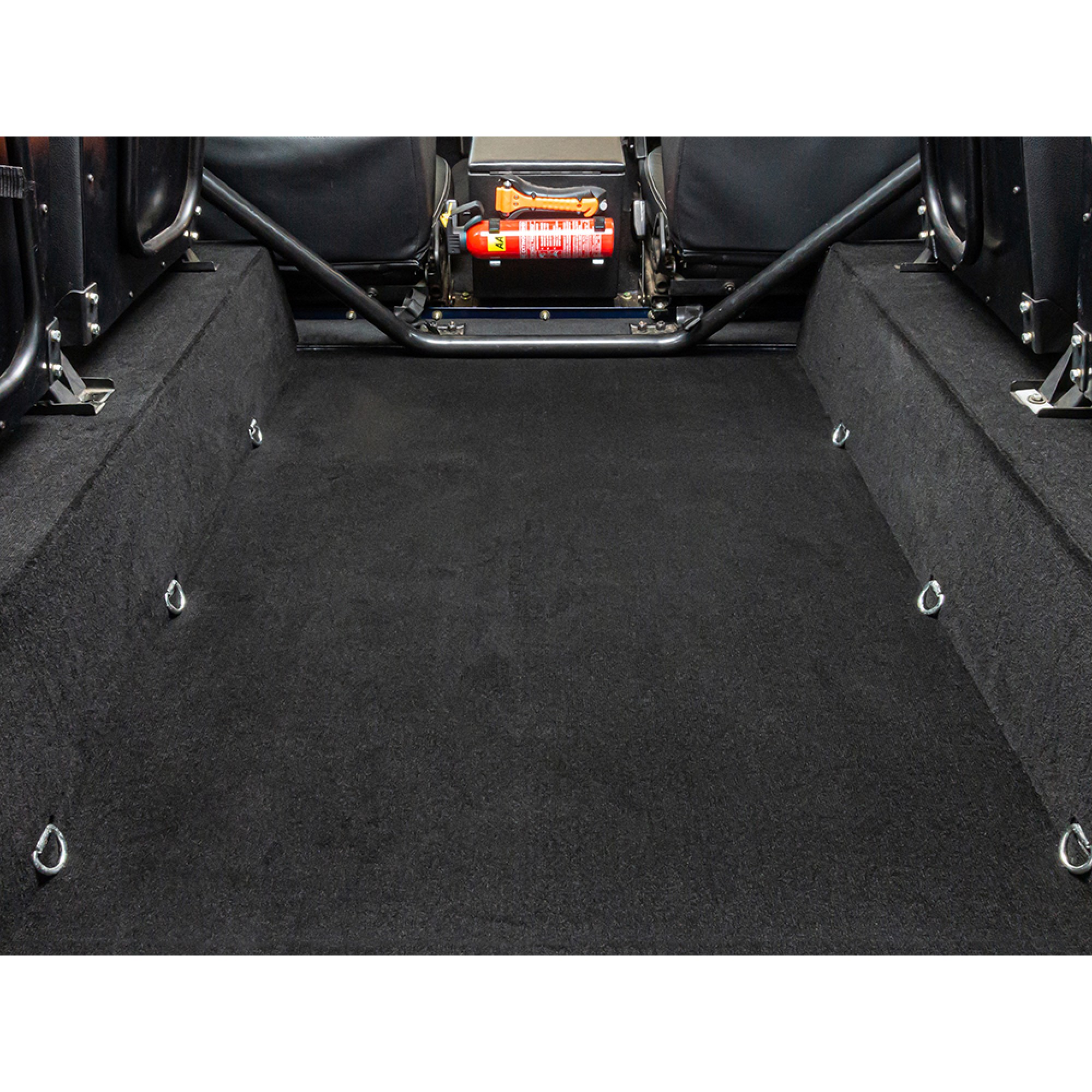 Rear Carpet Set with Inward Facing Seats (Square Arches)