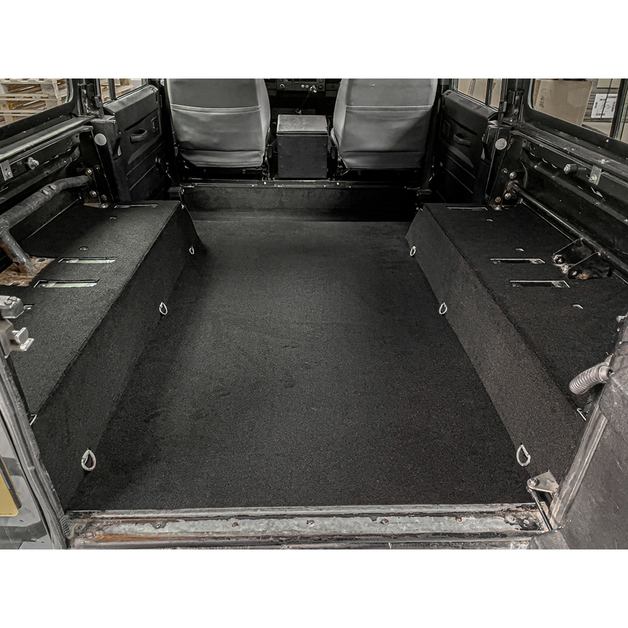 Rear Body Carpet Set with Inward Facing Seats 300TDI TD5 110 Station Wagon