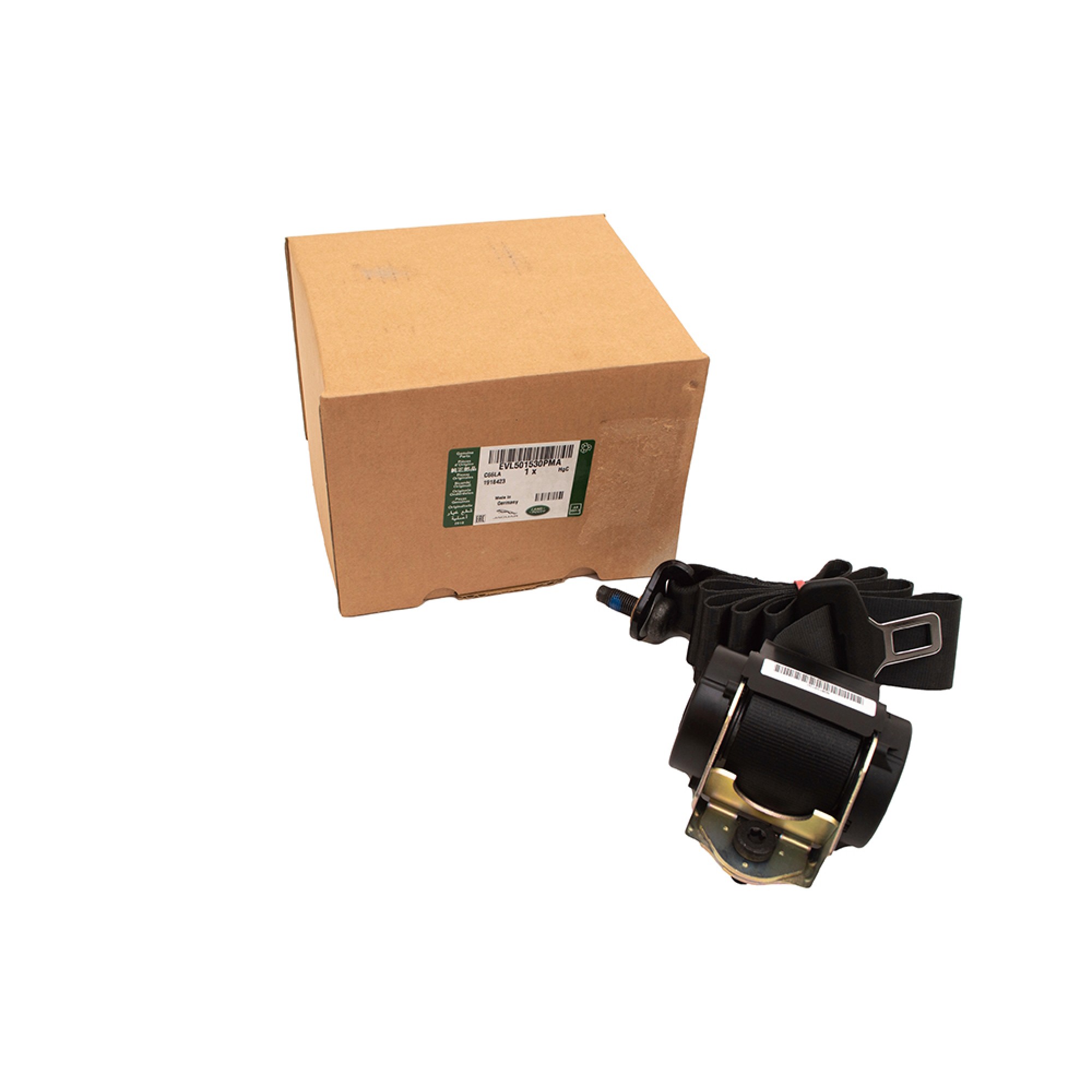 EVL501530PMA - Genuine Defender 110 Second Row Middle Seat Belt 7 Seater