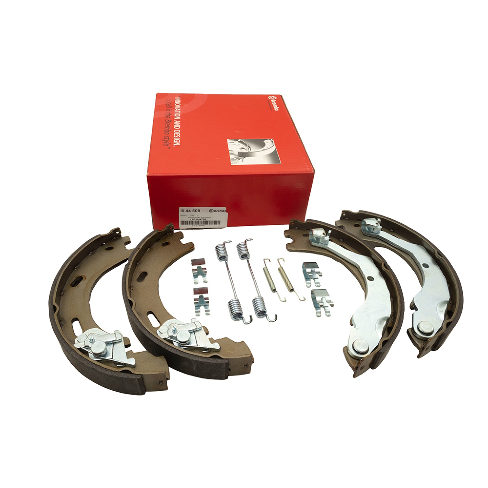 LR031947BR - Brembo Hand Brake Shoes Kit (4 Shoes Only)