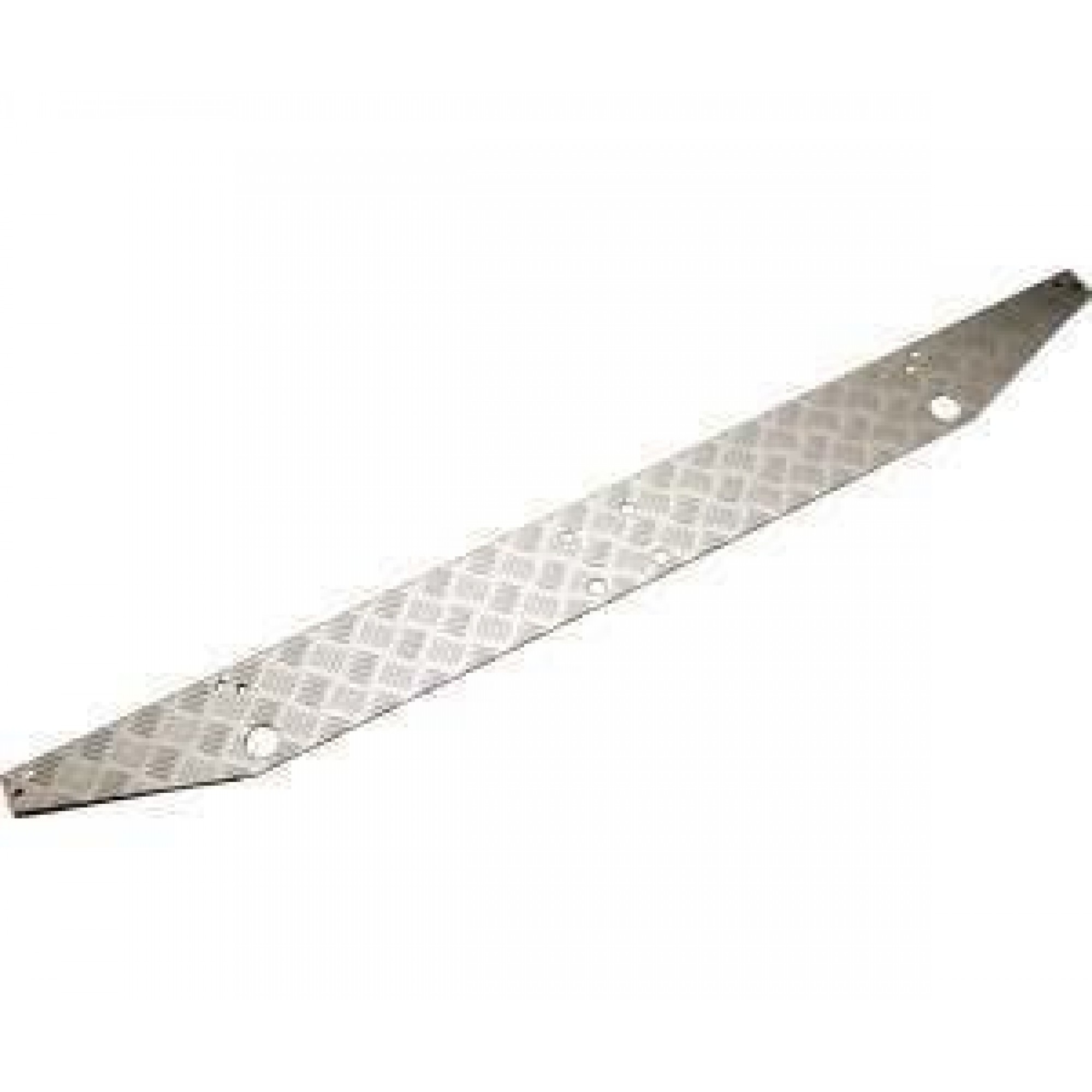 RCMKIT01-DEF/A - Chequer Plate 3mm Rear Cross Member Silver Anodised