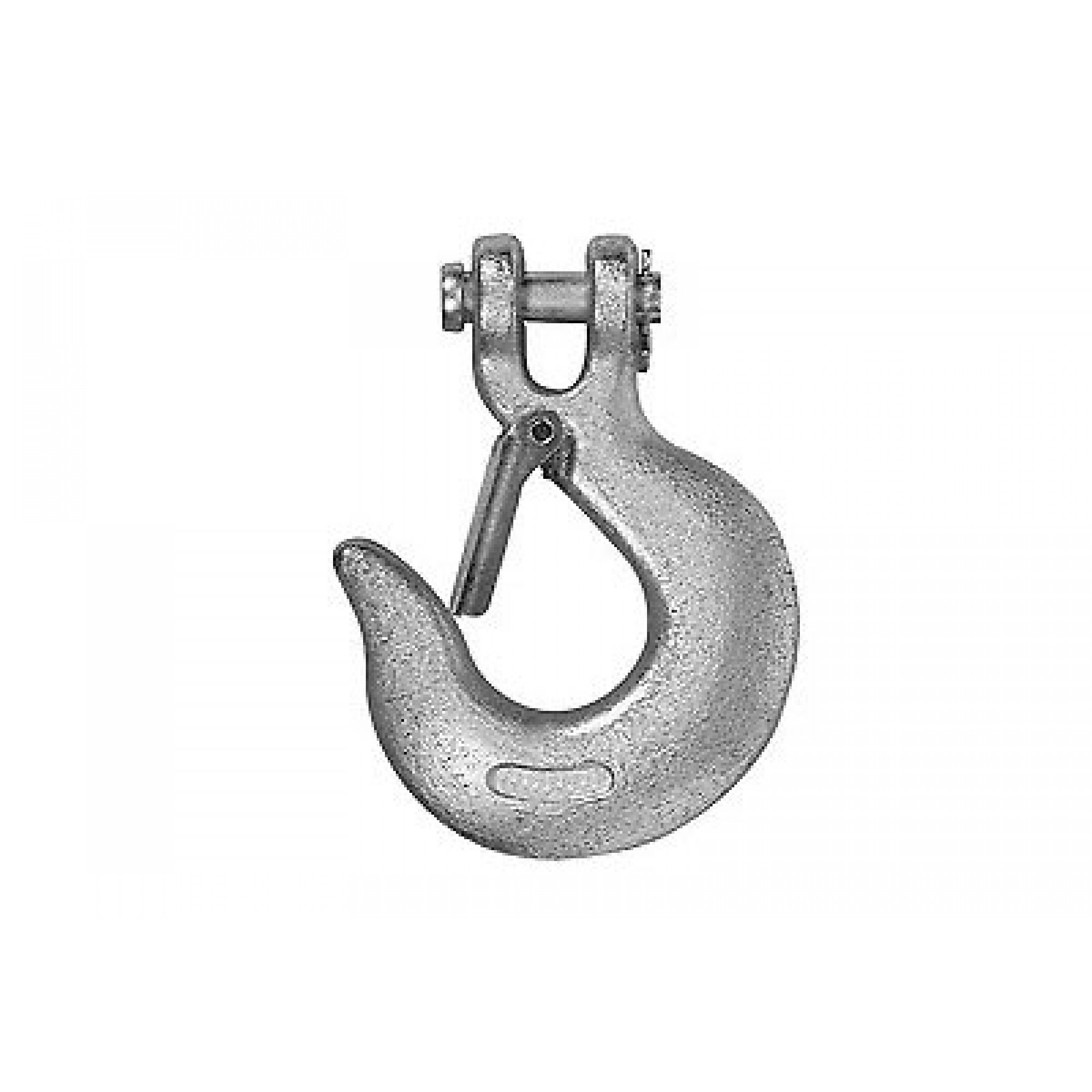 HOOK5/16 - No Longer Available Steel 5/16 Clevis Hook