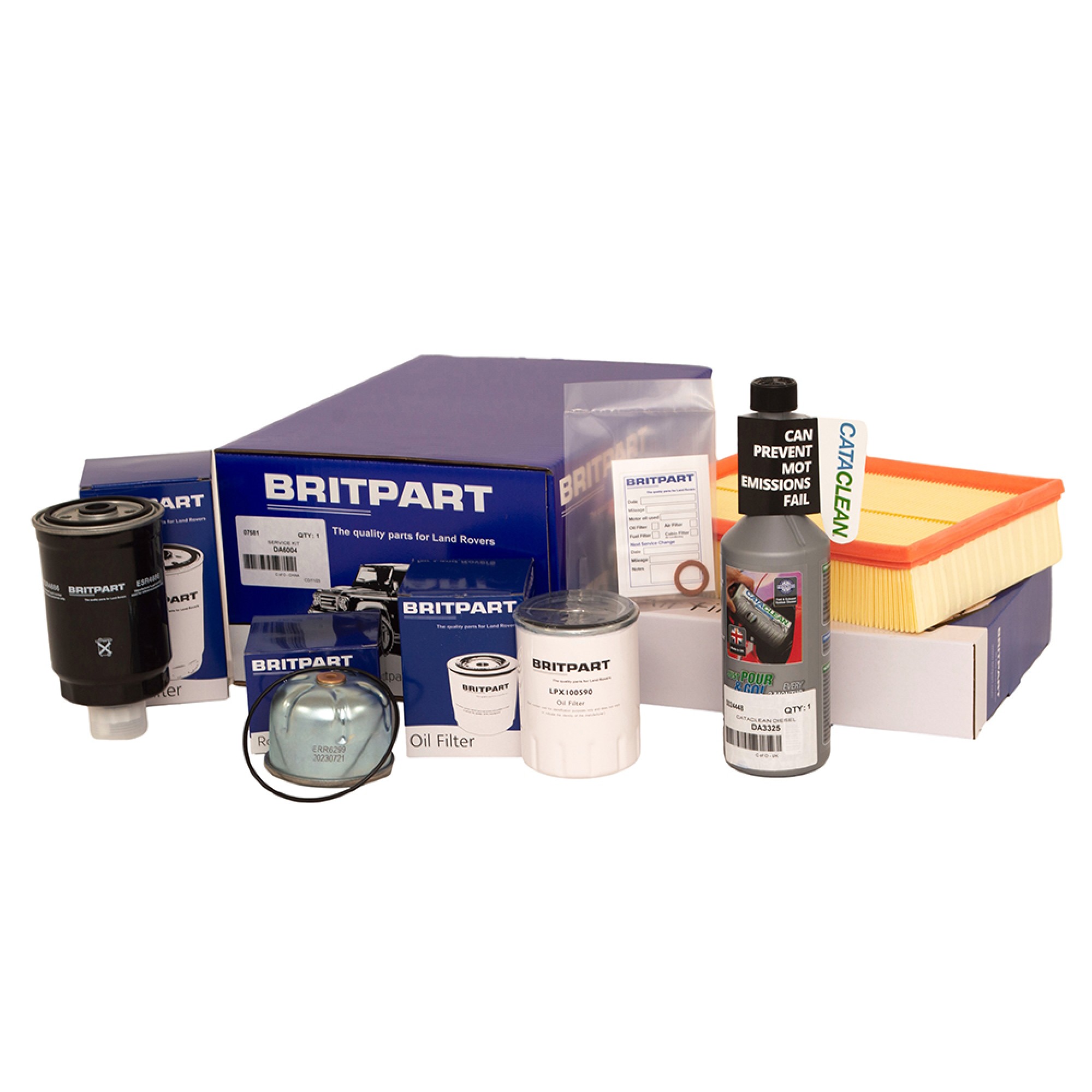 DA6004CAT - Britpart Defender/Discovery 2 TD5 Service Kit Inc Cataclean