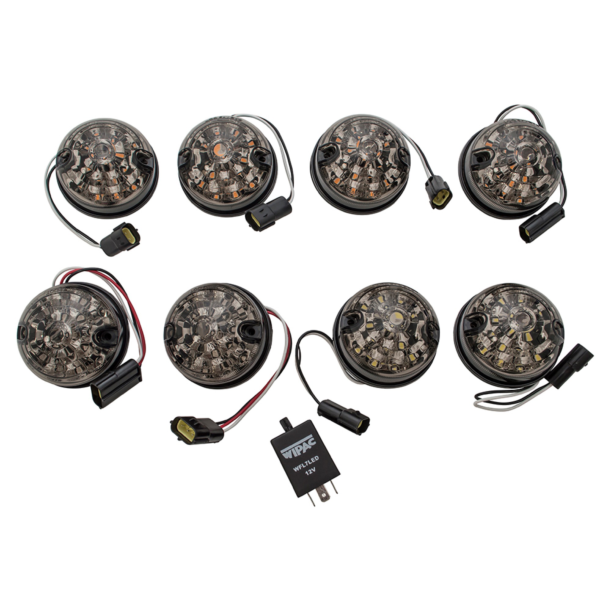 DA1190 - Wipac Smoked Lens Led Light Kit for Defender 90/110 and