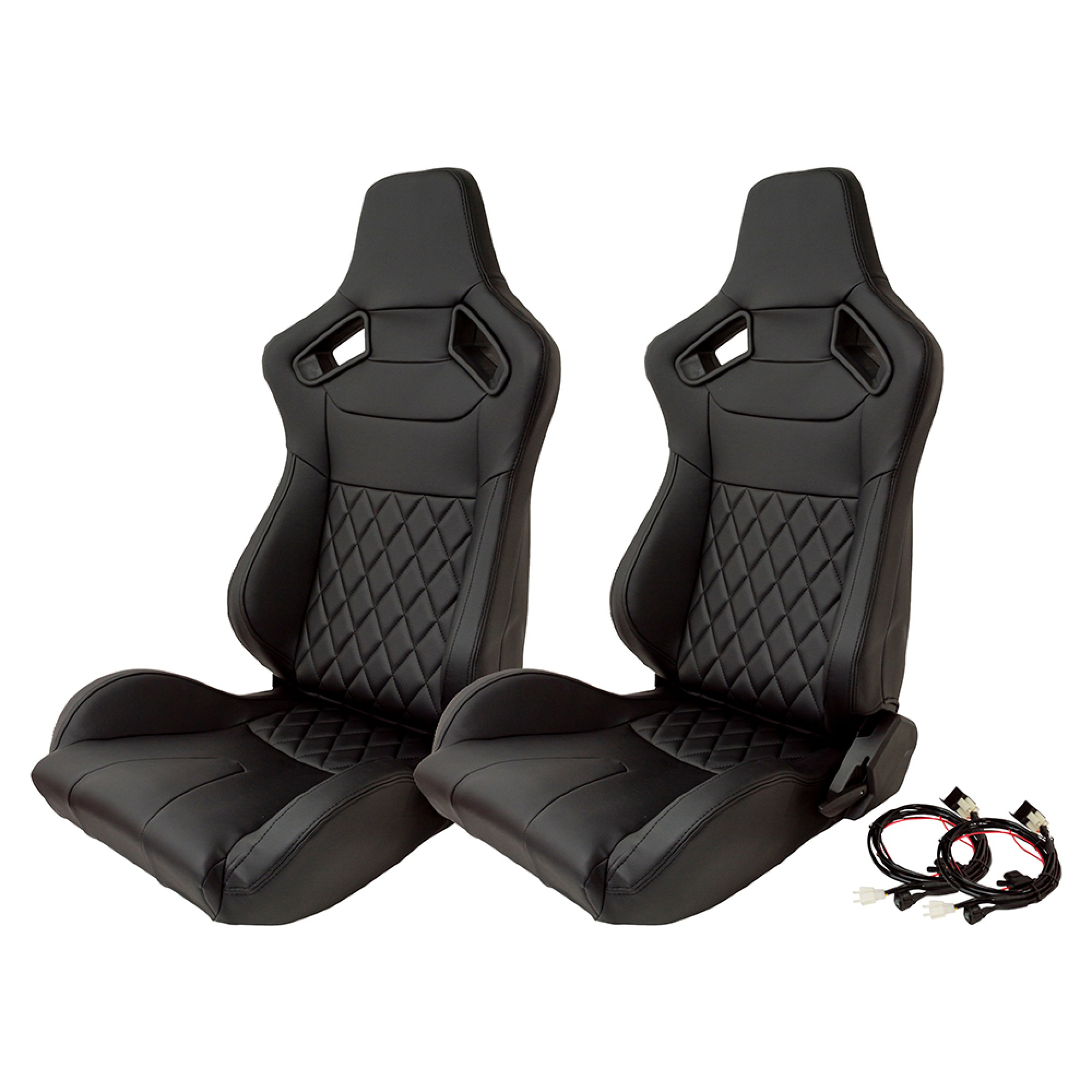 Diamond Pattern Sport Seats - Set Of 2 - Heated for Defender