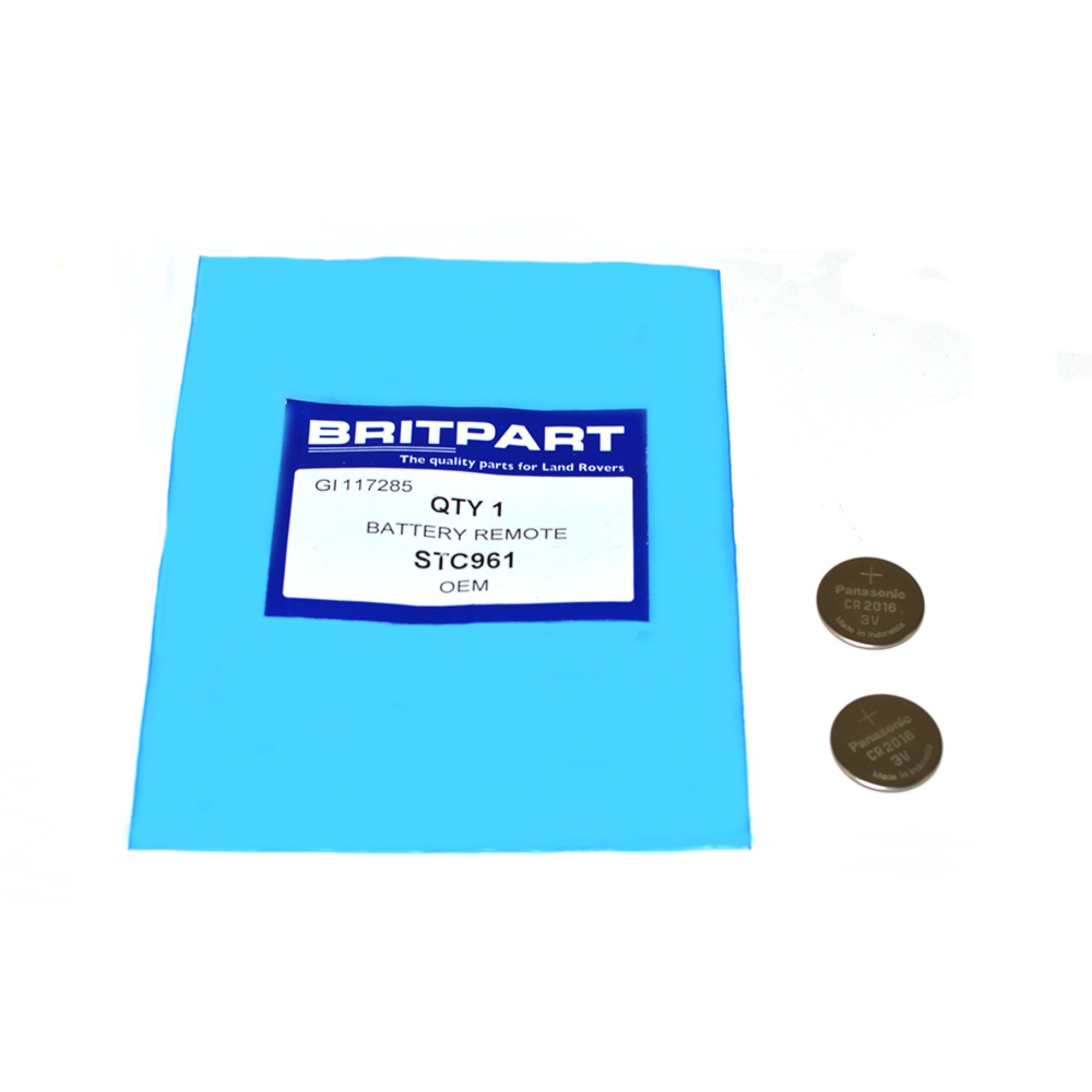 Battery for Remote Control Unit CR2016