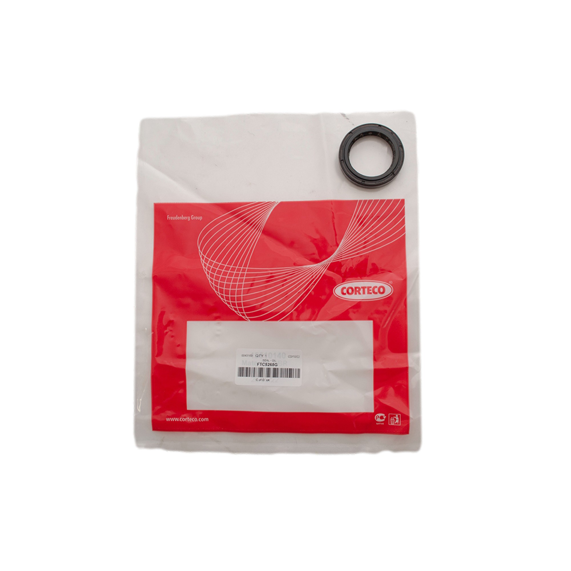 FTC5268G - Corteco - Seal Front Stub Axle 90/110 from LA930456. Range Rover Classic 1992-94. and Discovery 1