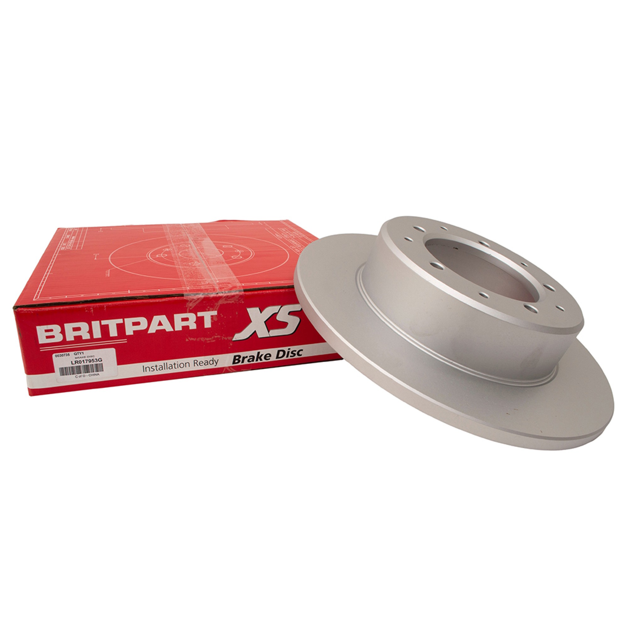 Britpart Xs Brake Discs Rear 90 Range Rover Classic and Discovery 1986 on