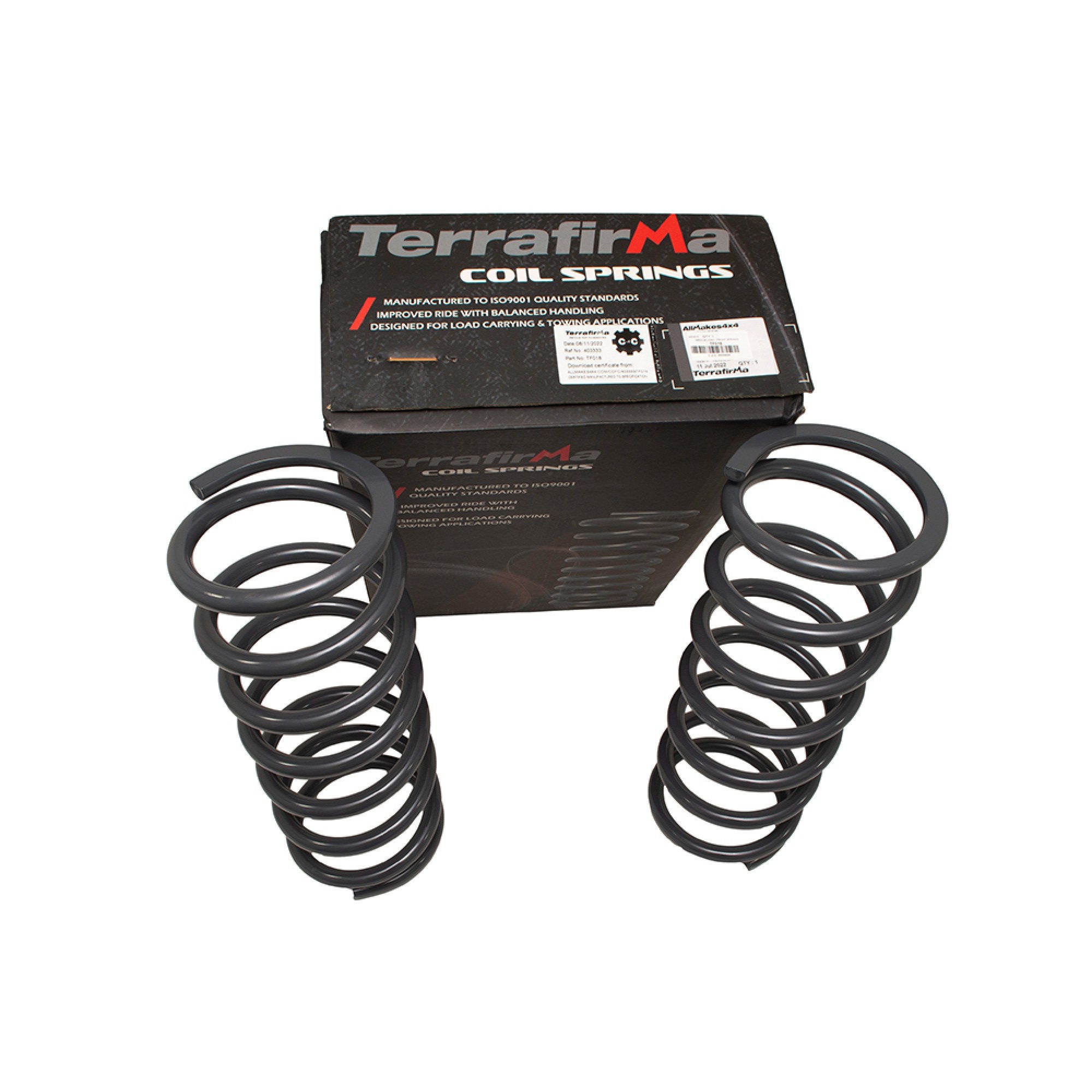 TF018 - Terrafirma Front Springs 2 Inch (50mm) Lift 90/110/130/D1/RRC - Medium Load