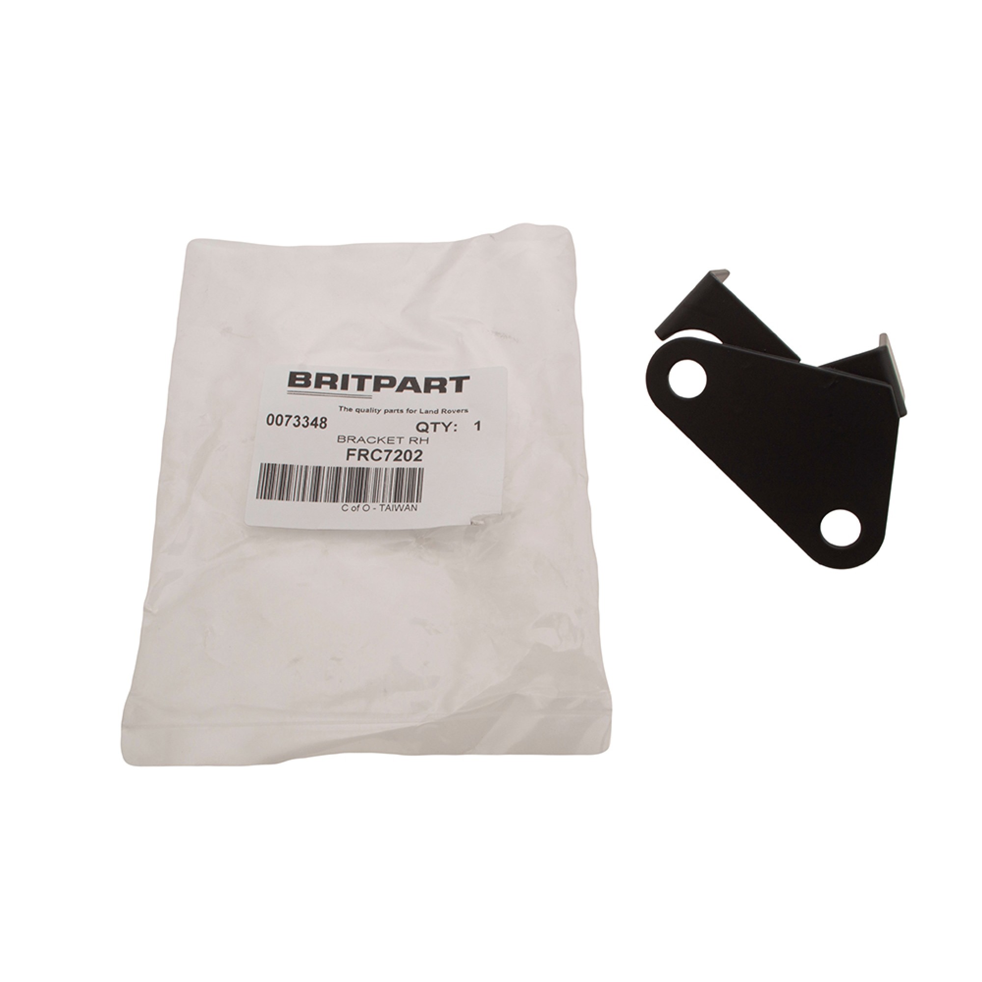 FRC7202 - Retainer Bracket Jump Hose and Brake Mudshield RH 90/110. up to WA159806