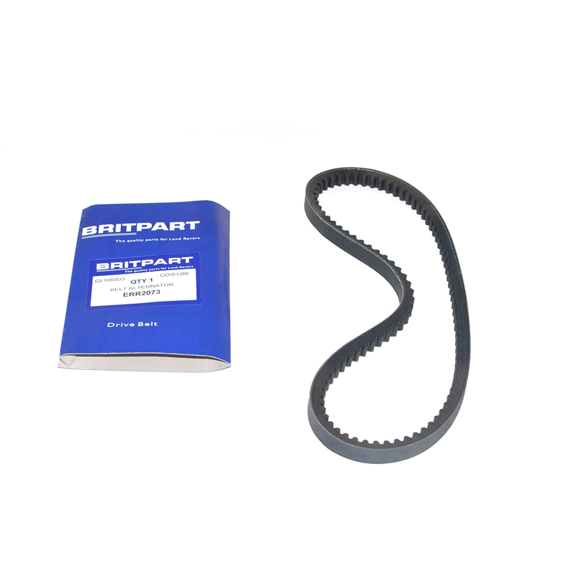 ERR2073 - Alternator Belt V8 90/110 1987 on and Range Rover Classic and Discovery