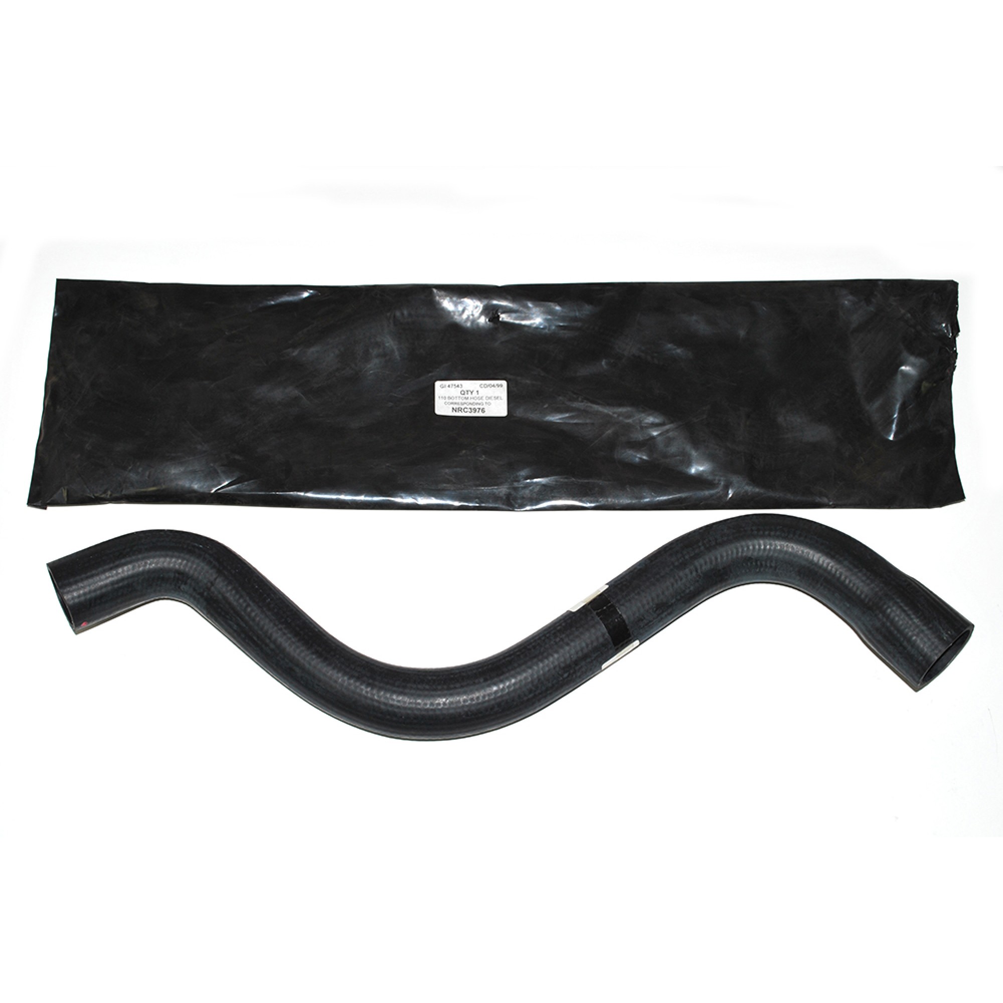 NRC3976 - Genuine Radiator Hose Bottom Heavy Duty 2.25 Petrol 90-110.