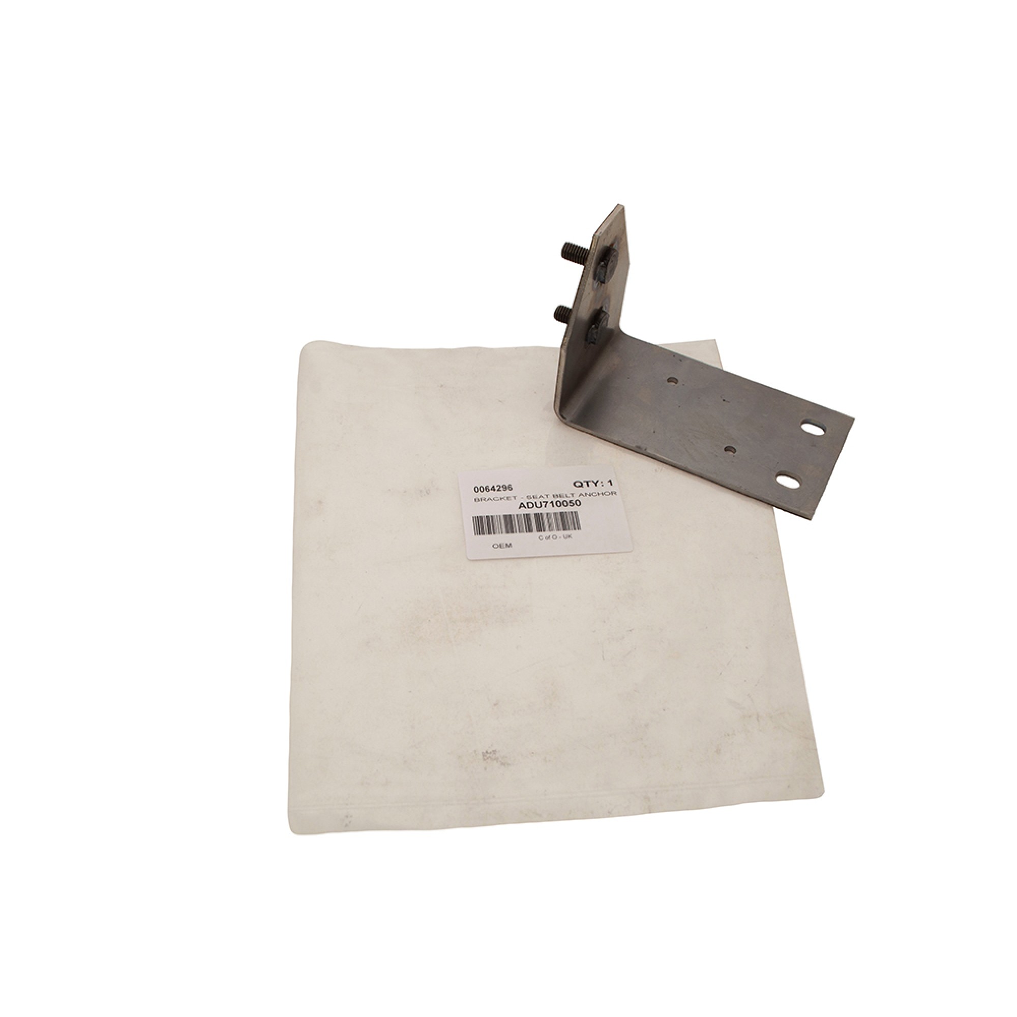 Mounting Bracket on Bulkhead for Seatbelt. Genuine New Take Off - ADU710050