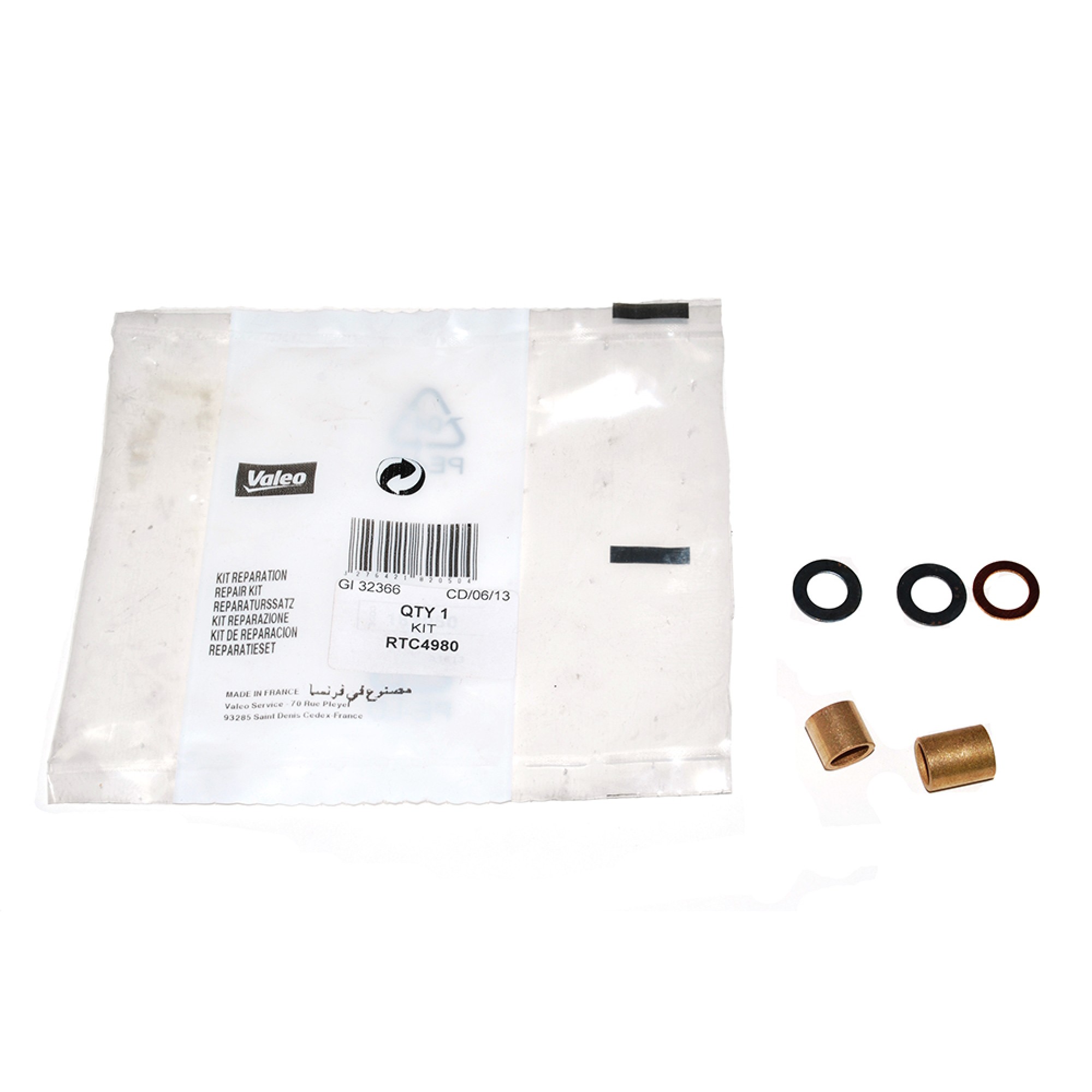 RTC4980 - Repair Kit Starter Motor 2.5D 2.5TD and 200 TDI Valeo