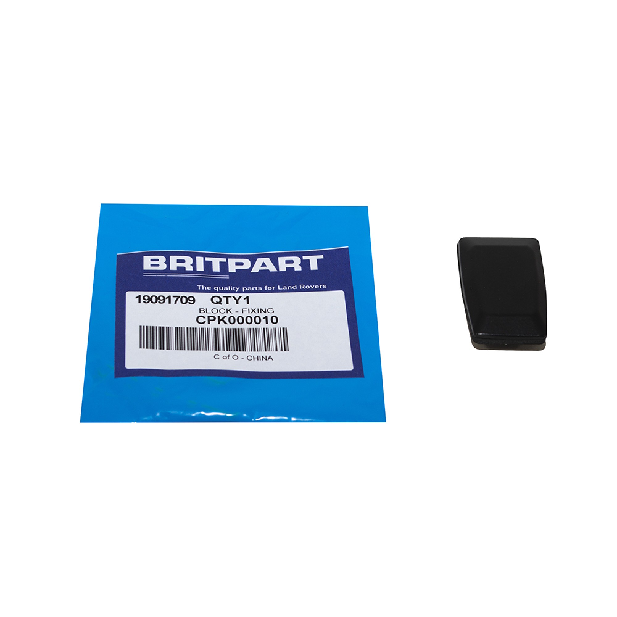 CPK000010 - Block on Rear Window Catch from 1A621961