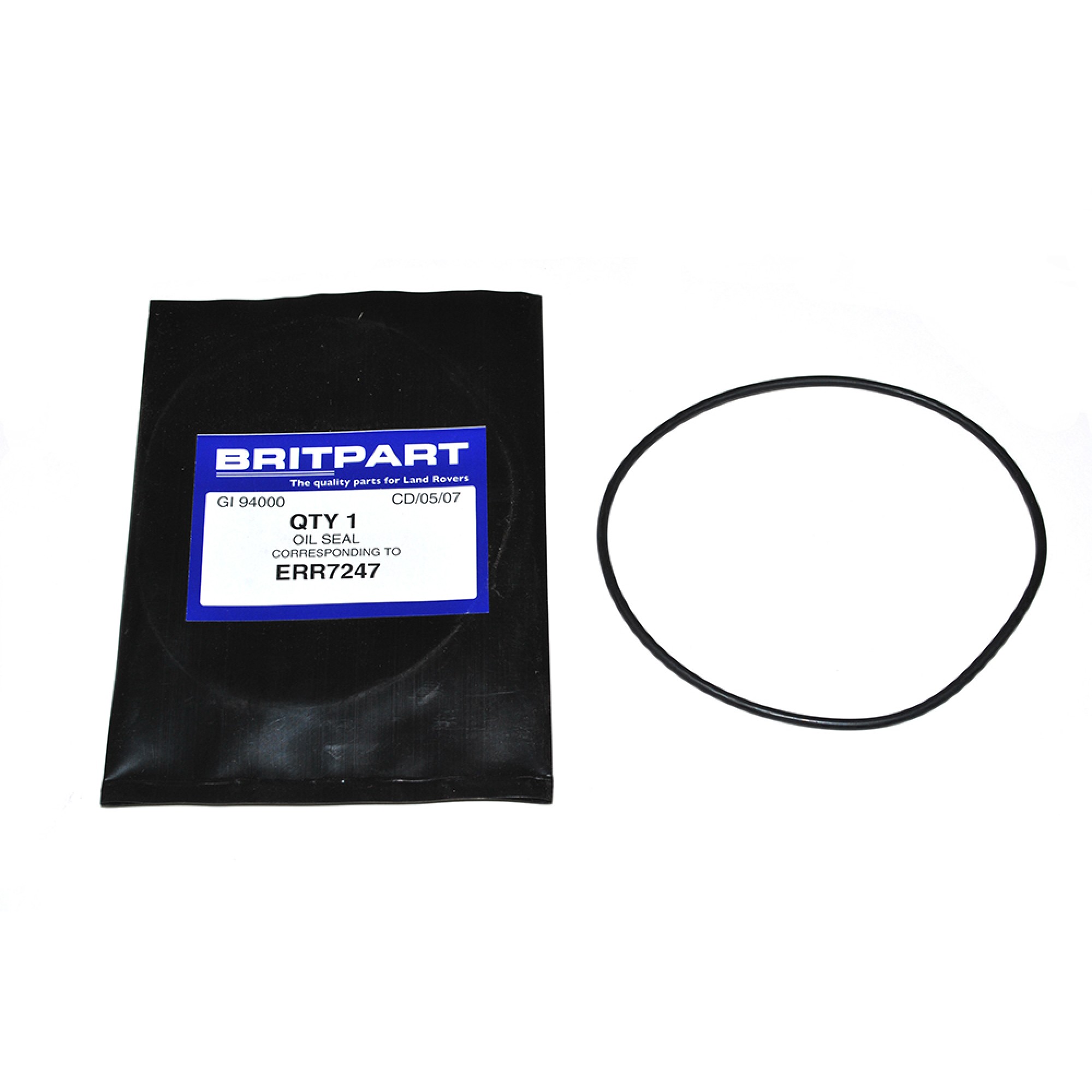 ERR7247 - Oil Seal on Centrifuge Oil Cooler TD5