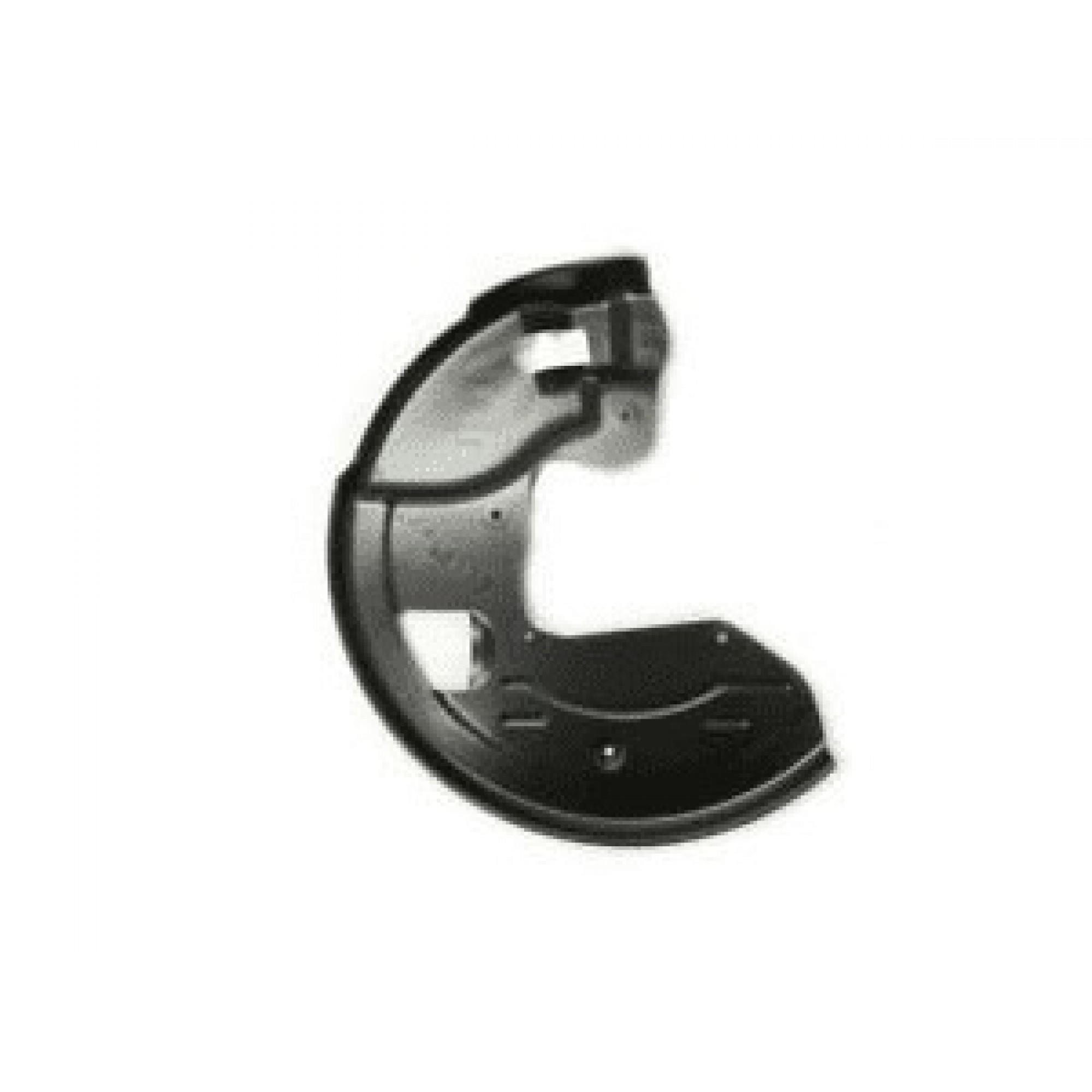 LR013666 - Genuine Front Brake Disc Shield LH