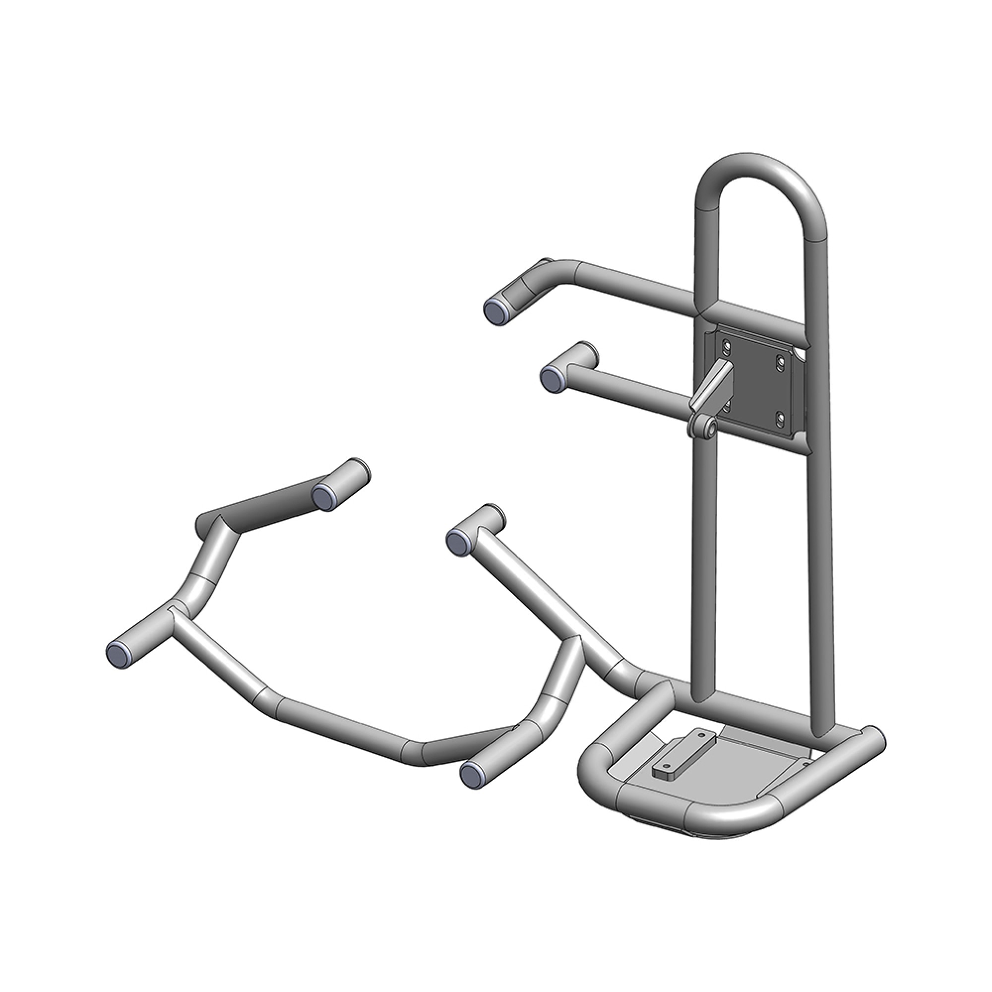 Spare Wheel Cradle & Jack Mount Defender 2020 Safety Device