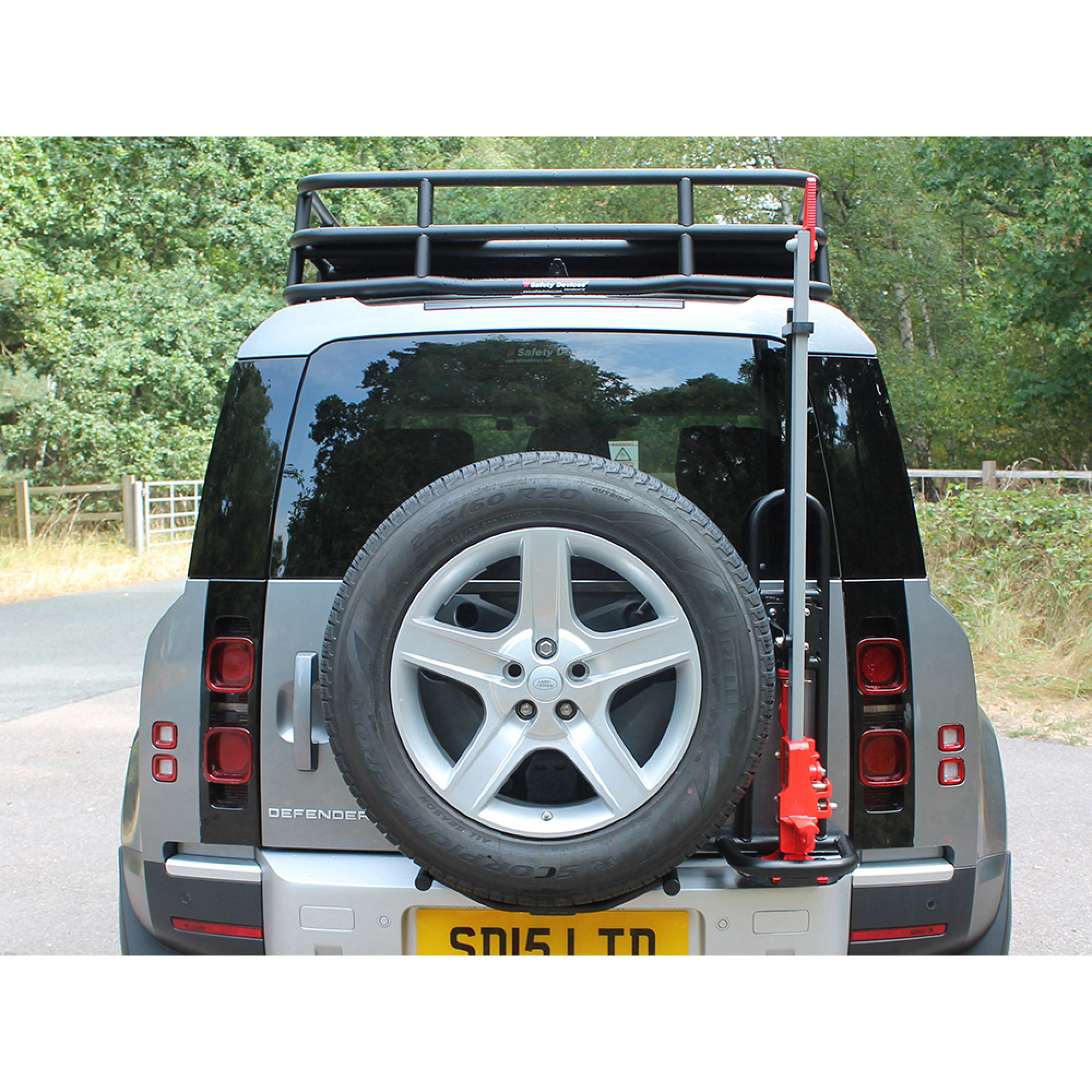 Spare Wheel Cradle & Jack Mount Defender 2020 Safety Device