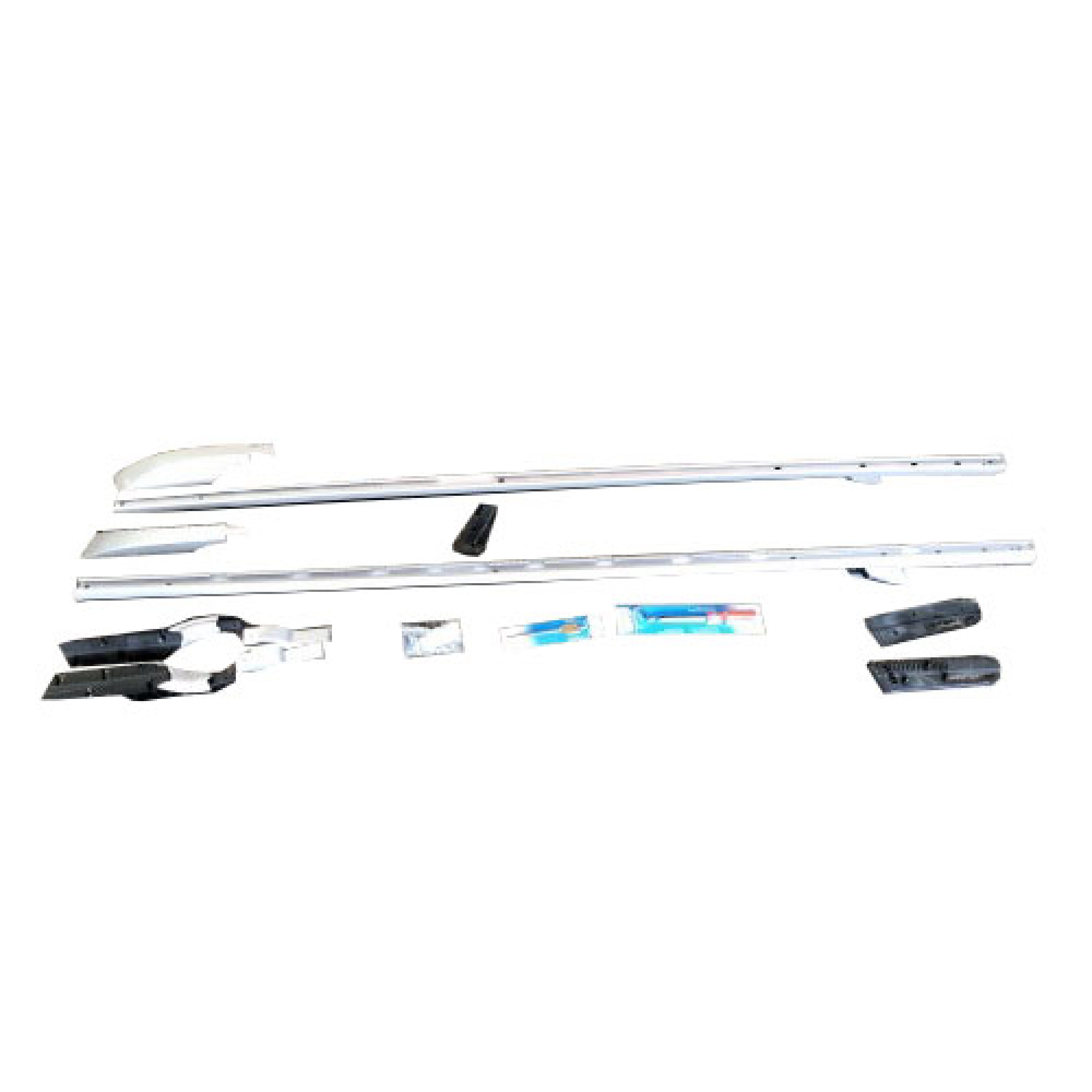 Full Length Roof Rail Kit - Discovery 3/4 - Silver Finish Included in this Kit Are The 2 Rails That Run Front to Back on The Car and Also A Free 19mm Drill and Also A Free Clip Removal Tool
