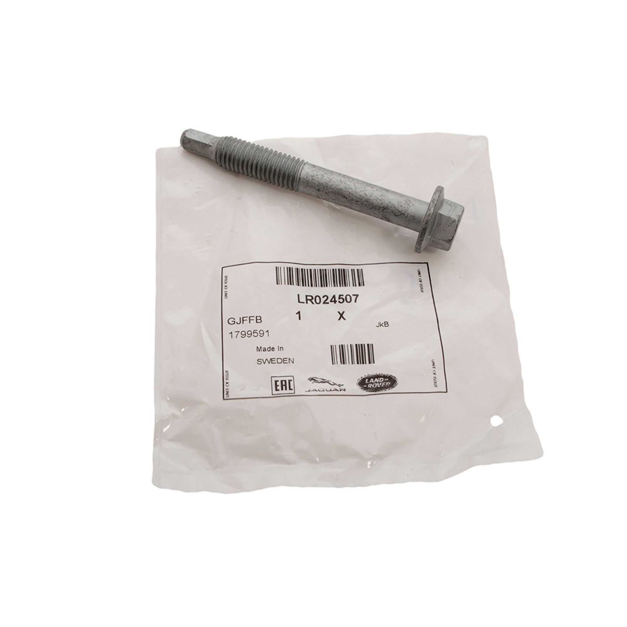 LR024507 - Genuine Hex Head Bolt M12 x 80mm