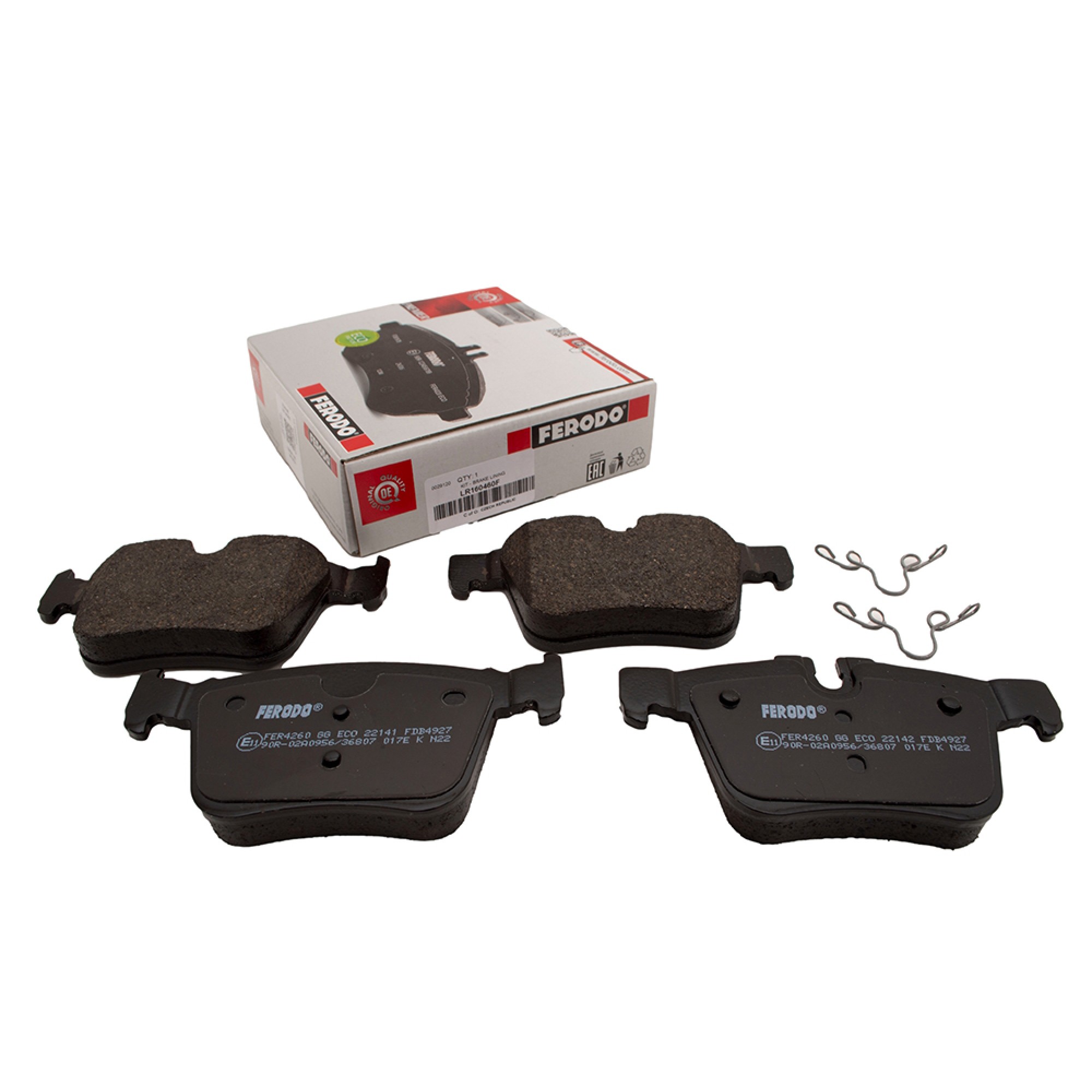 LR160460F - Ferodo Rear Brake Pad Set from Chassis MH901121