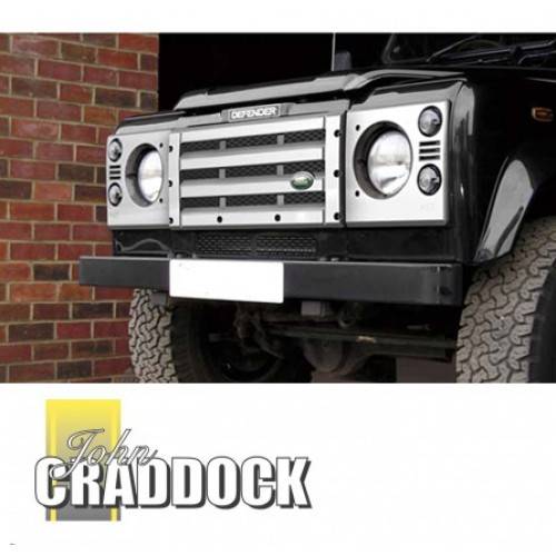 LAND ROVER DEFENDER KBX RH WING SIDE AIR INTAKE GRILLE BLACK STANDARD BA5920