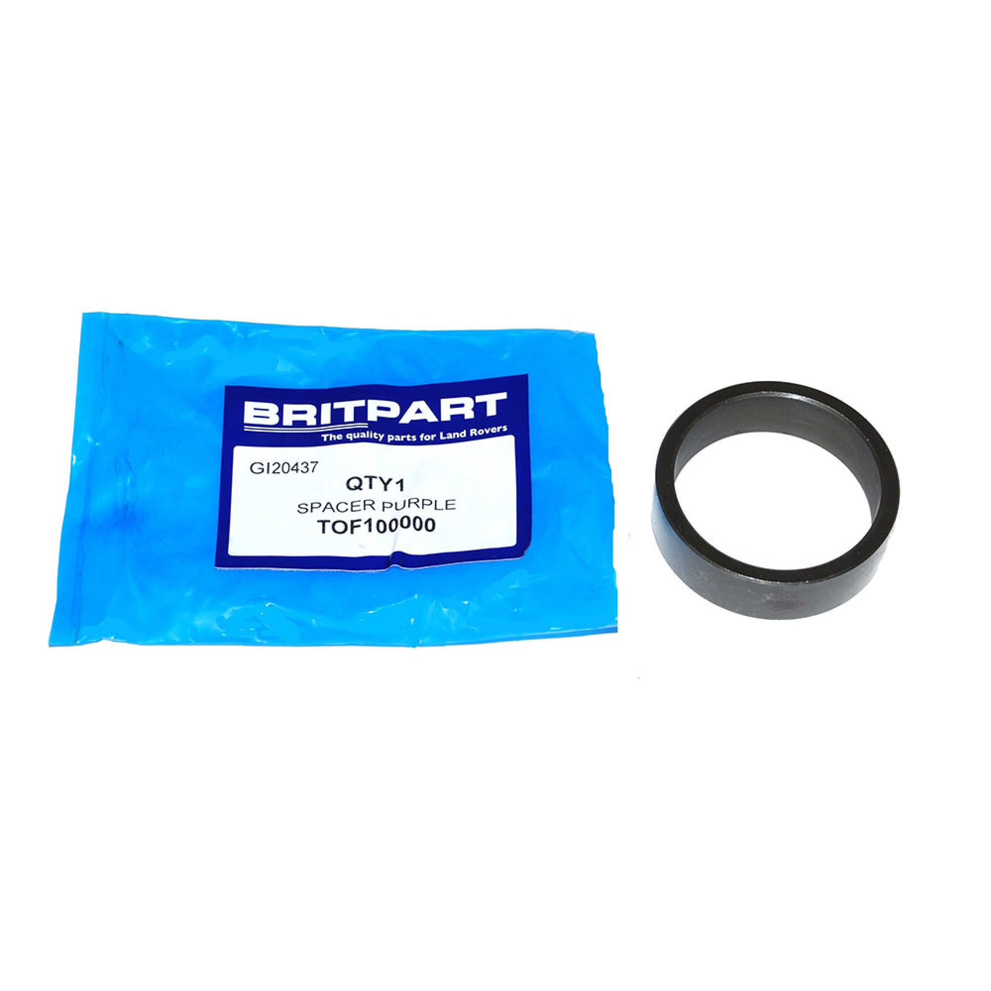 TOF100000 - Purple Hub Bearing Spacer 15.5mm from LA930456