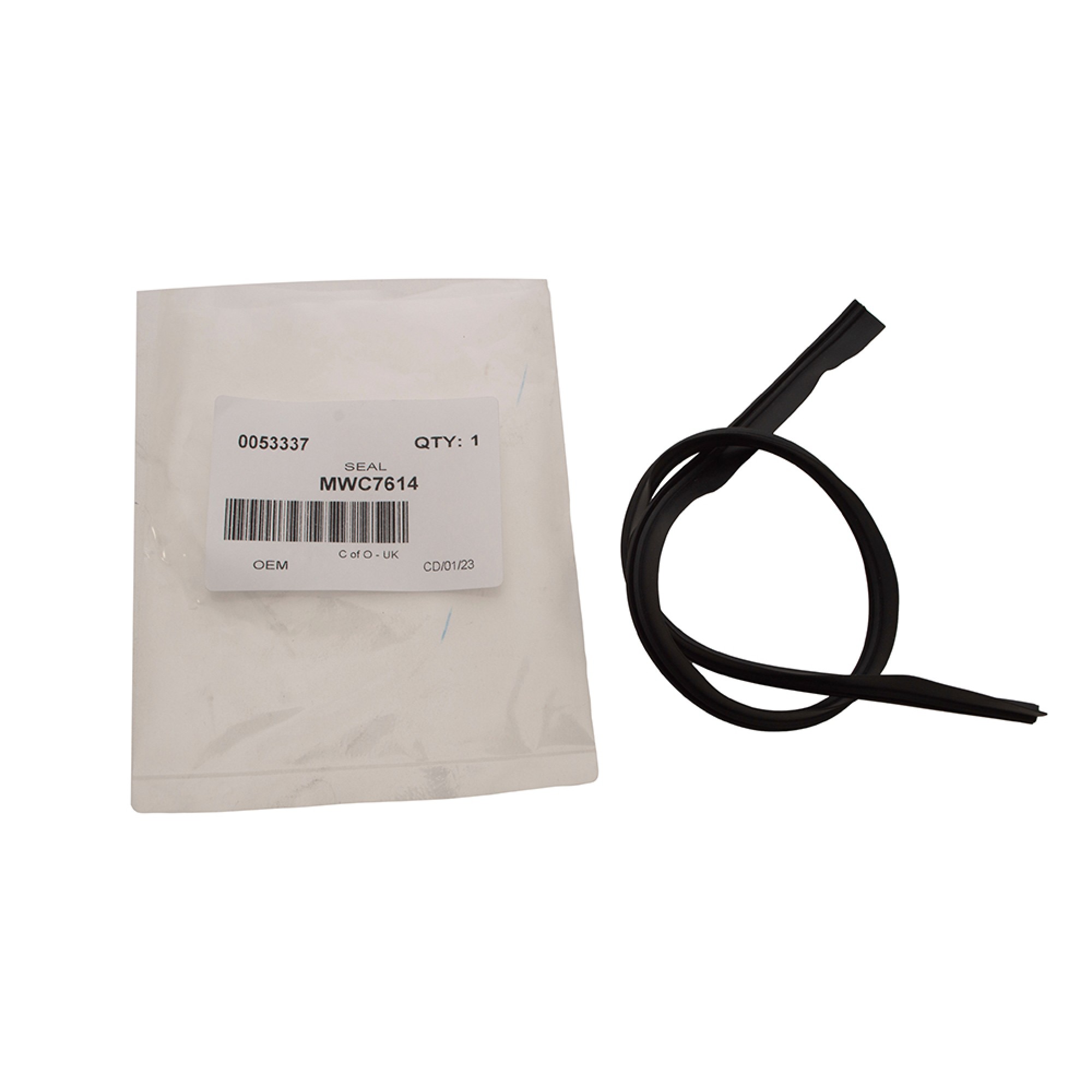 MWC7614 - Vertical Glazing Seal Rear Window Station Wagon from EA344188 to 1A621960