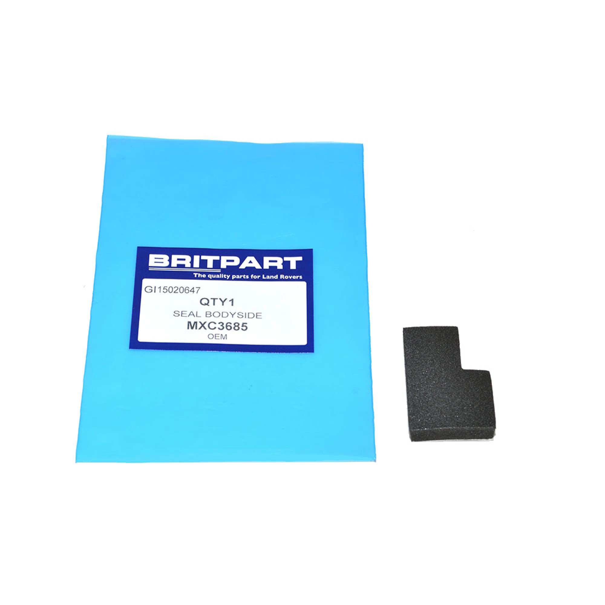 MXC3685 - Seal Roof to Side Front Upper LH from FA345886