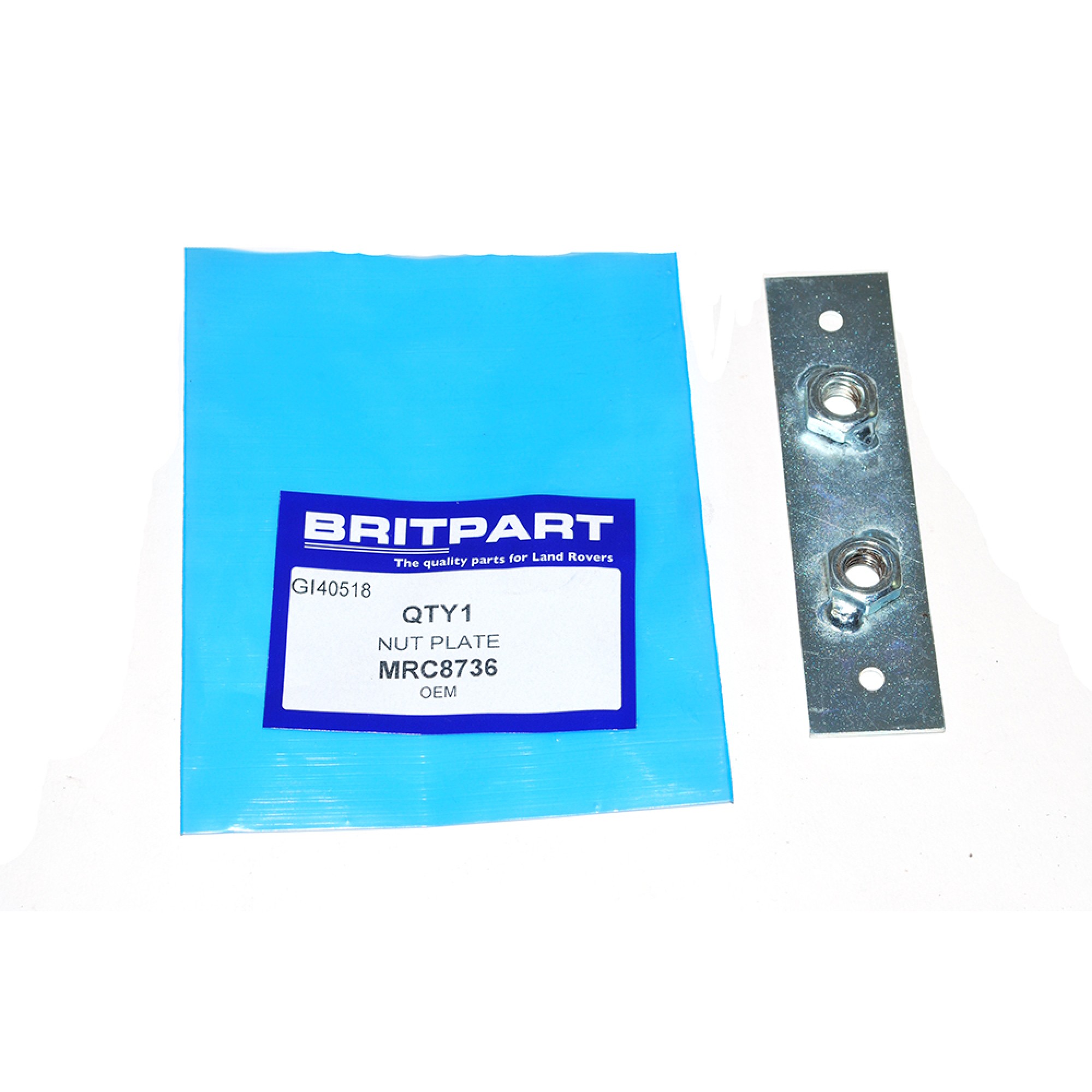 Nut Plate Rear Body to Rear Cross Member - MRC8736