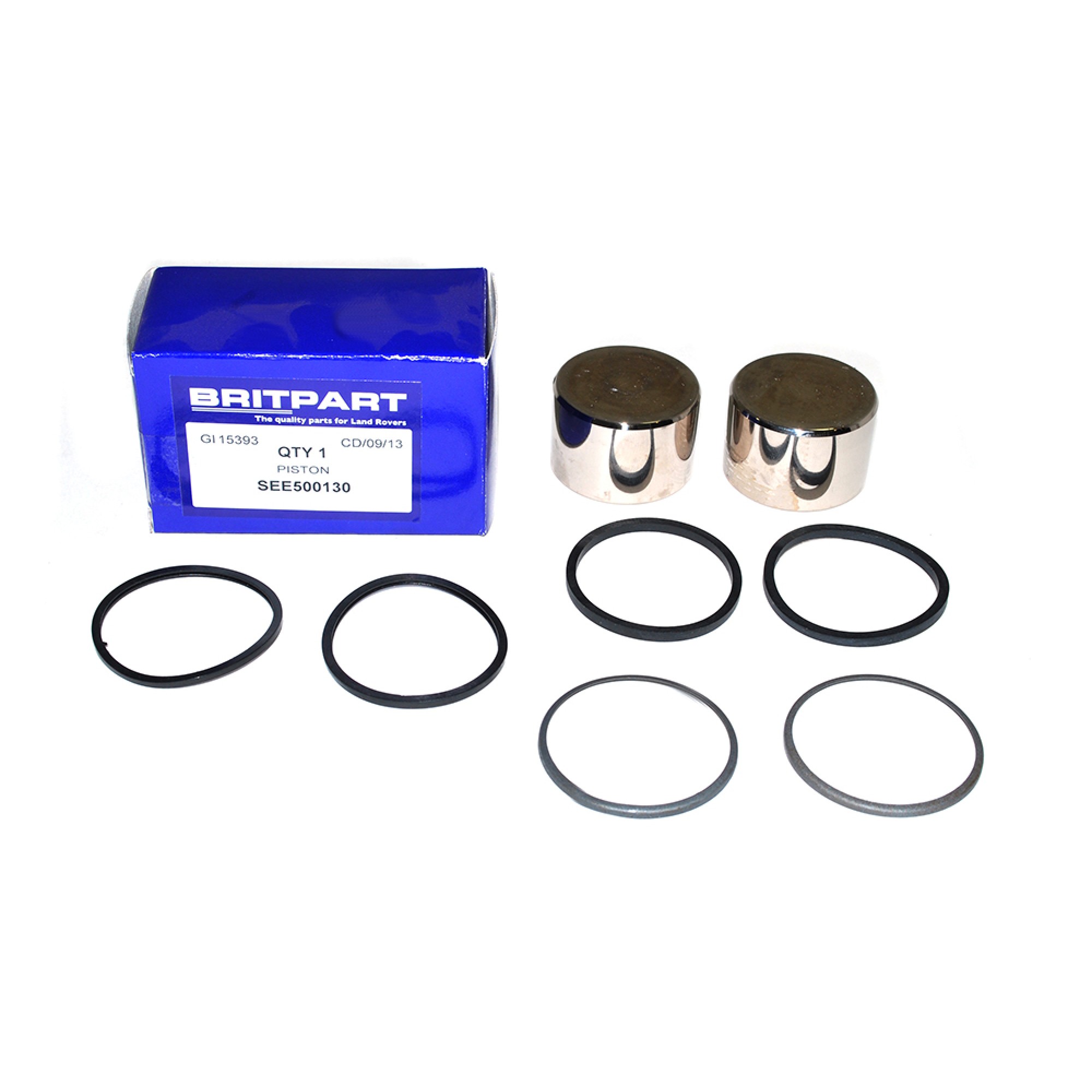 SEE500130 - Rear Brake Caliper Piston and Seal Kit 110 and 130 2007 on