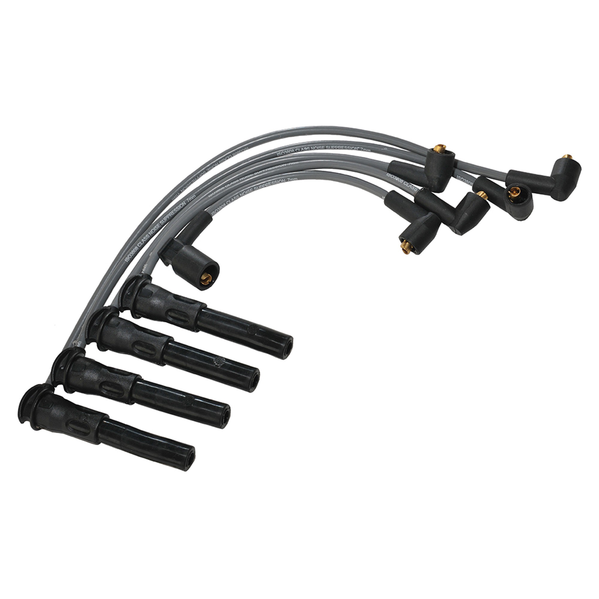 NGC500370/410 - Ignition Lead Set Grey Silicone 1.8 F/Lander upto YA99999