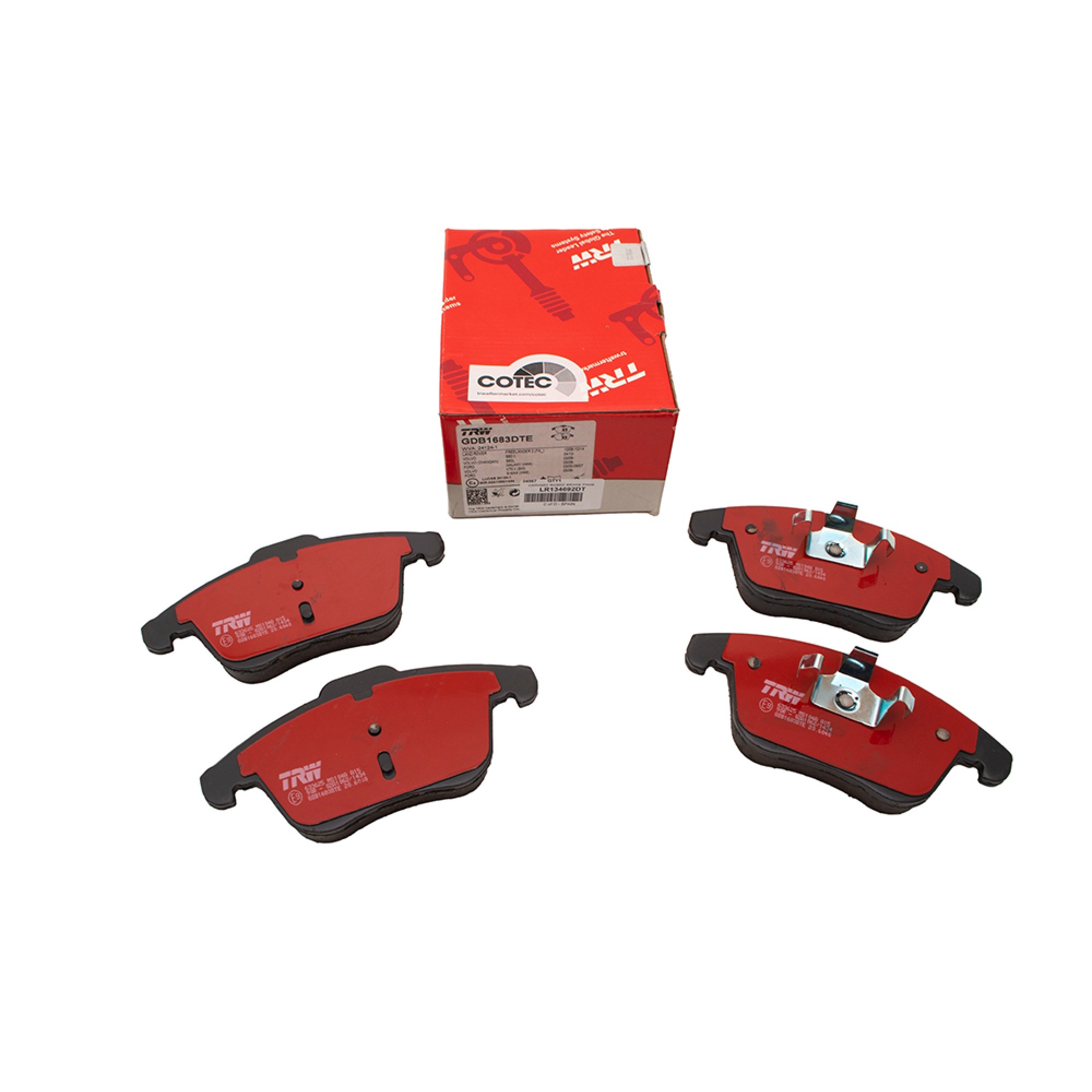 LR134692DT - Front Ceramic Based Freelander 2 Brake Pads